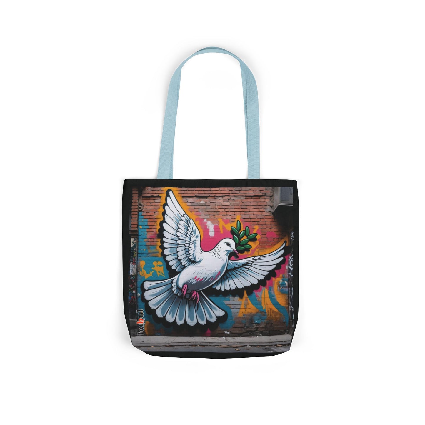 Artistic Surge - Eco-Friendly Canvas Tote Bag - PEACE