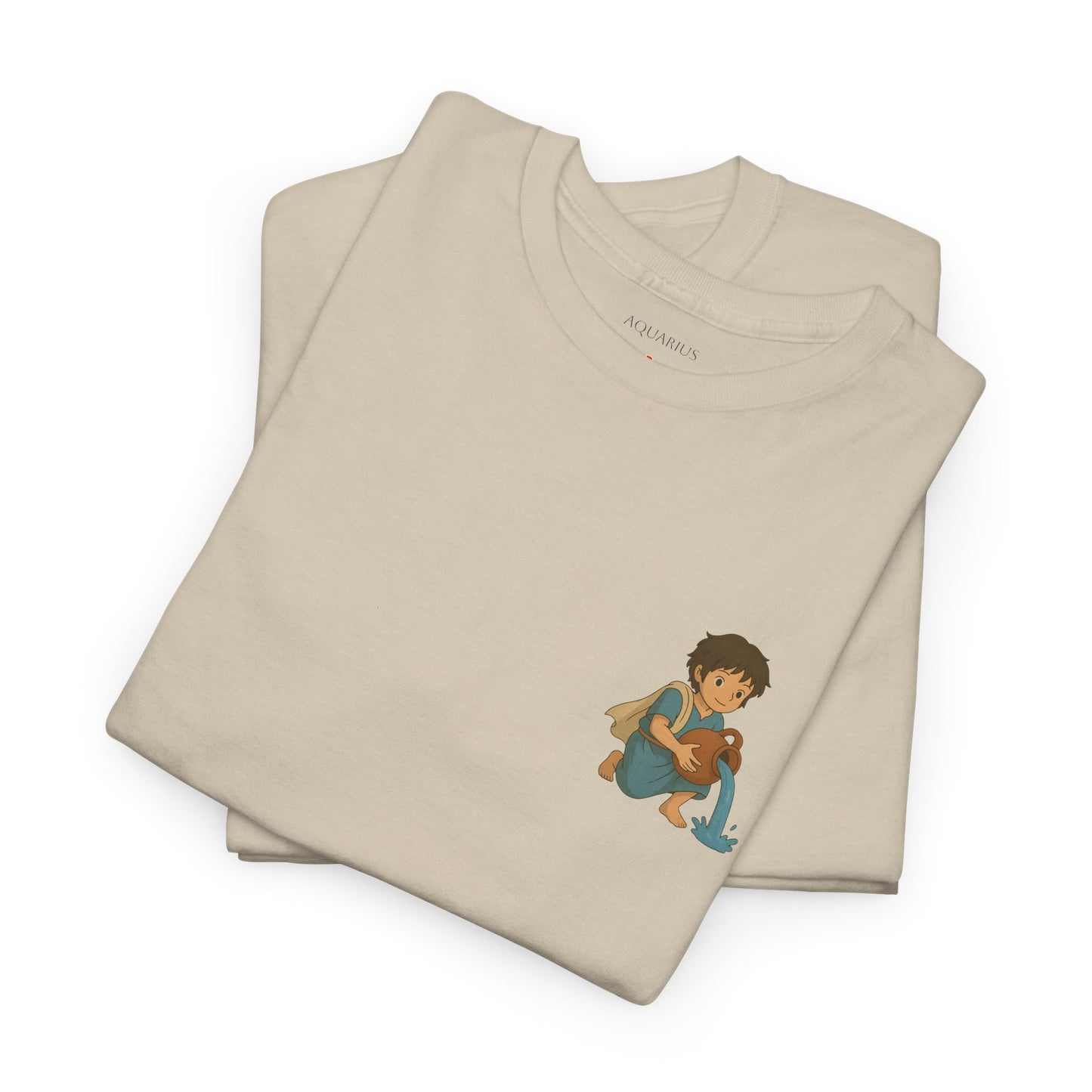 AQUARIUS - Dreamy Zodiac T-Shirts – The Magic of the Stars in Ghibli Style