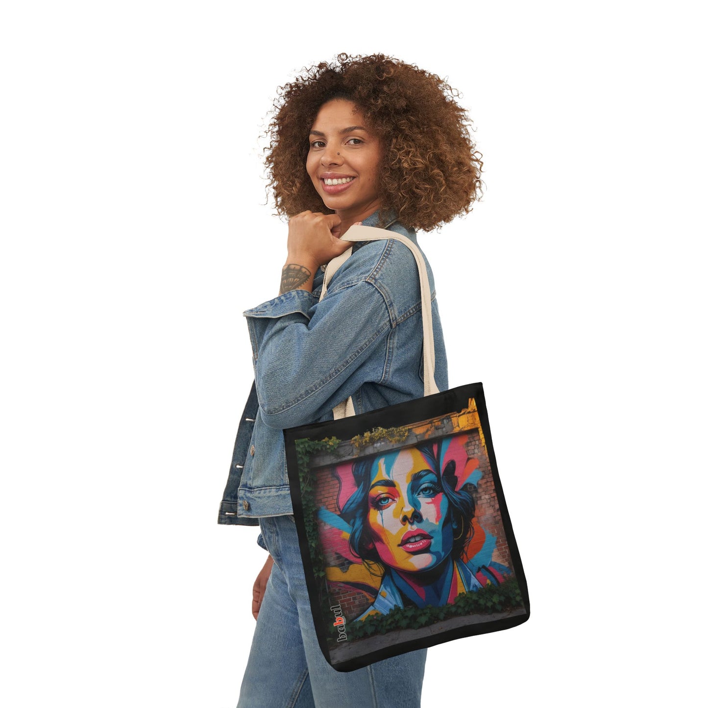 Artistic Surge - Eco-Friendly Canvas Tote Bag - FEMALE FACE