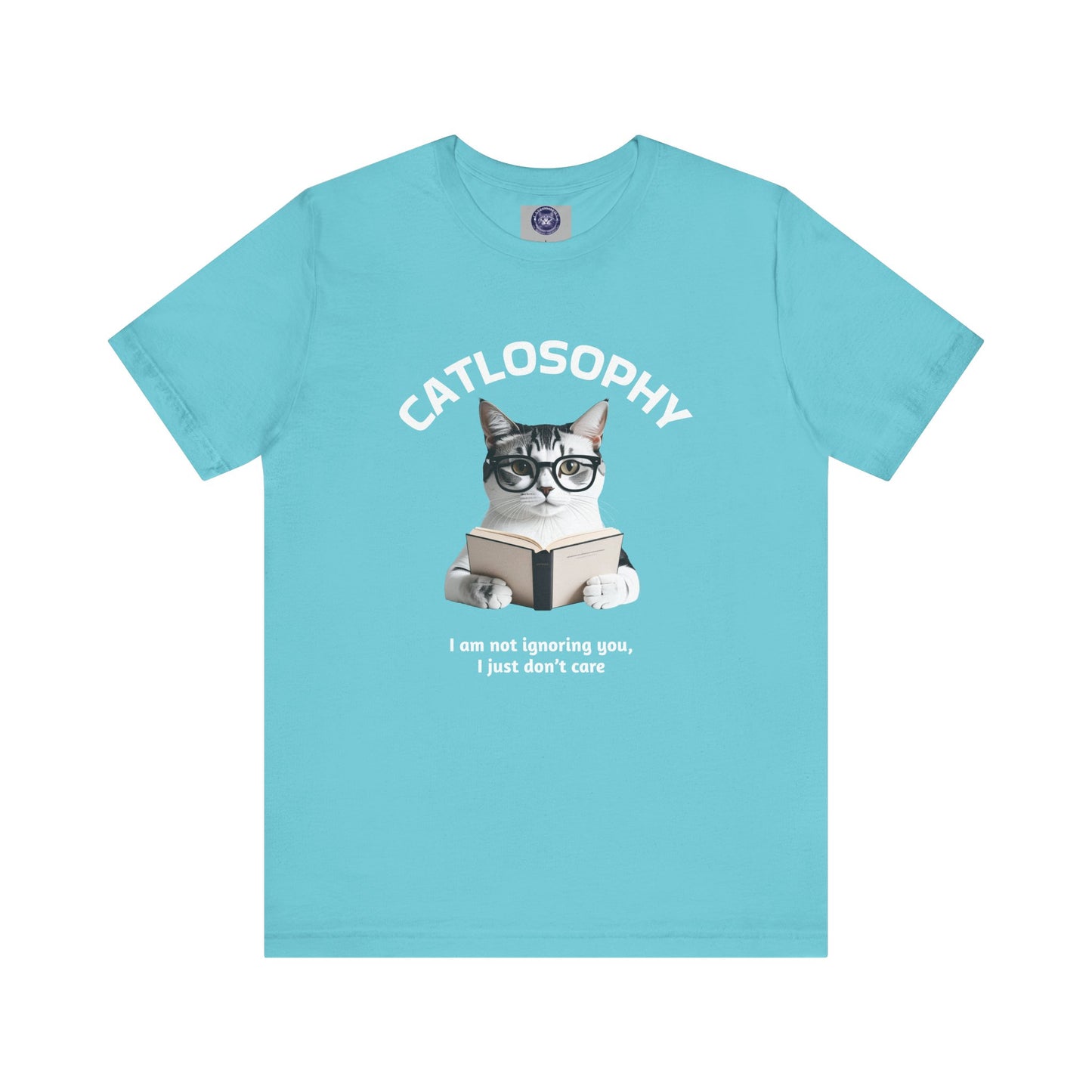 Catlosophy Unisex Jersey Short Sleeve Tee – "I am not ignoring you" Design
