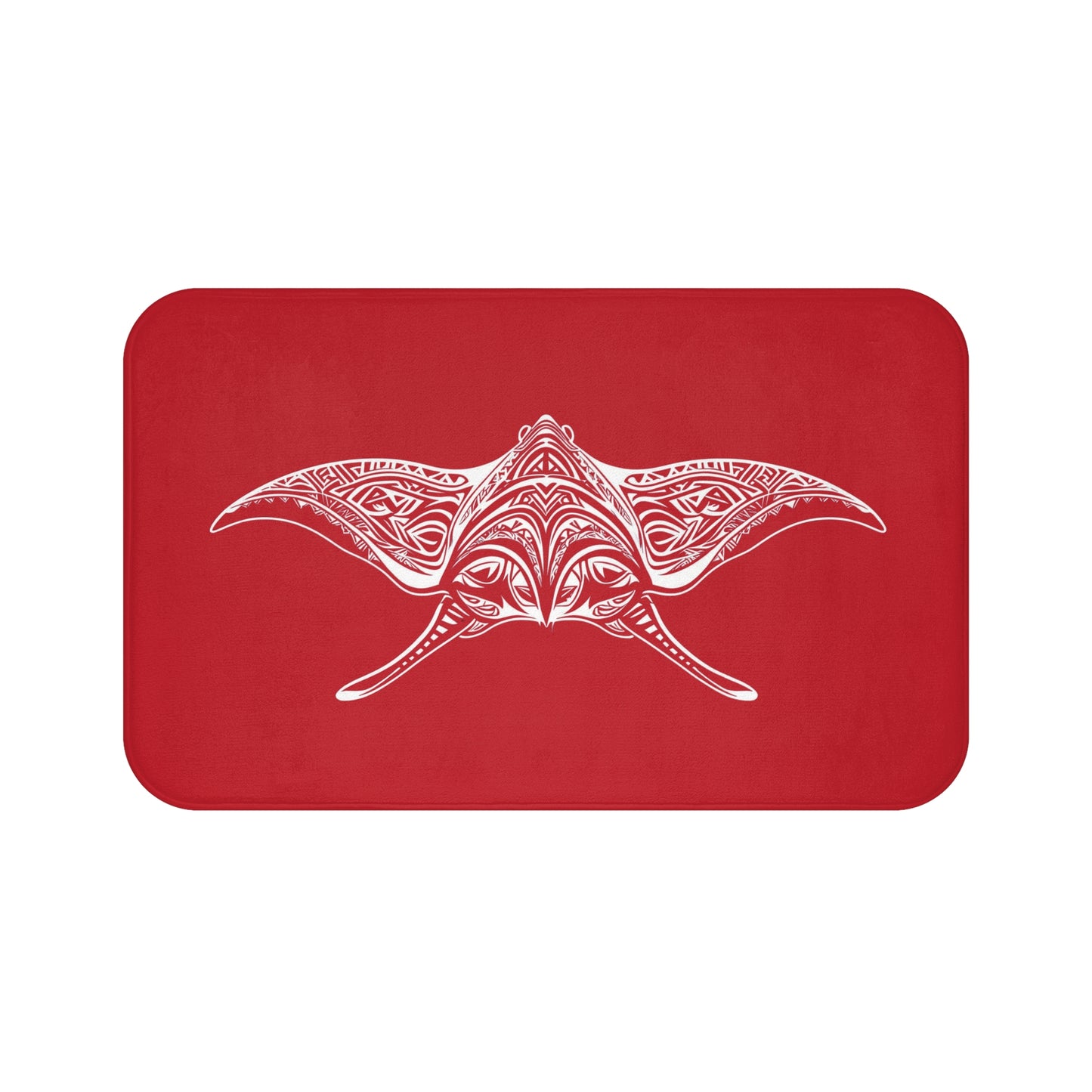 Tribal Bath Mat. Ocean Energy, Tribal Style