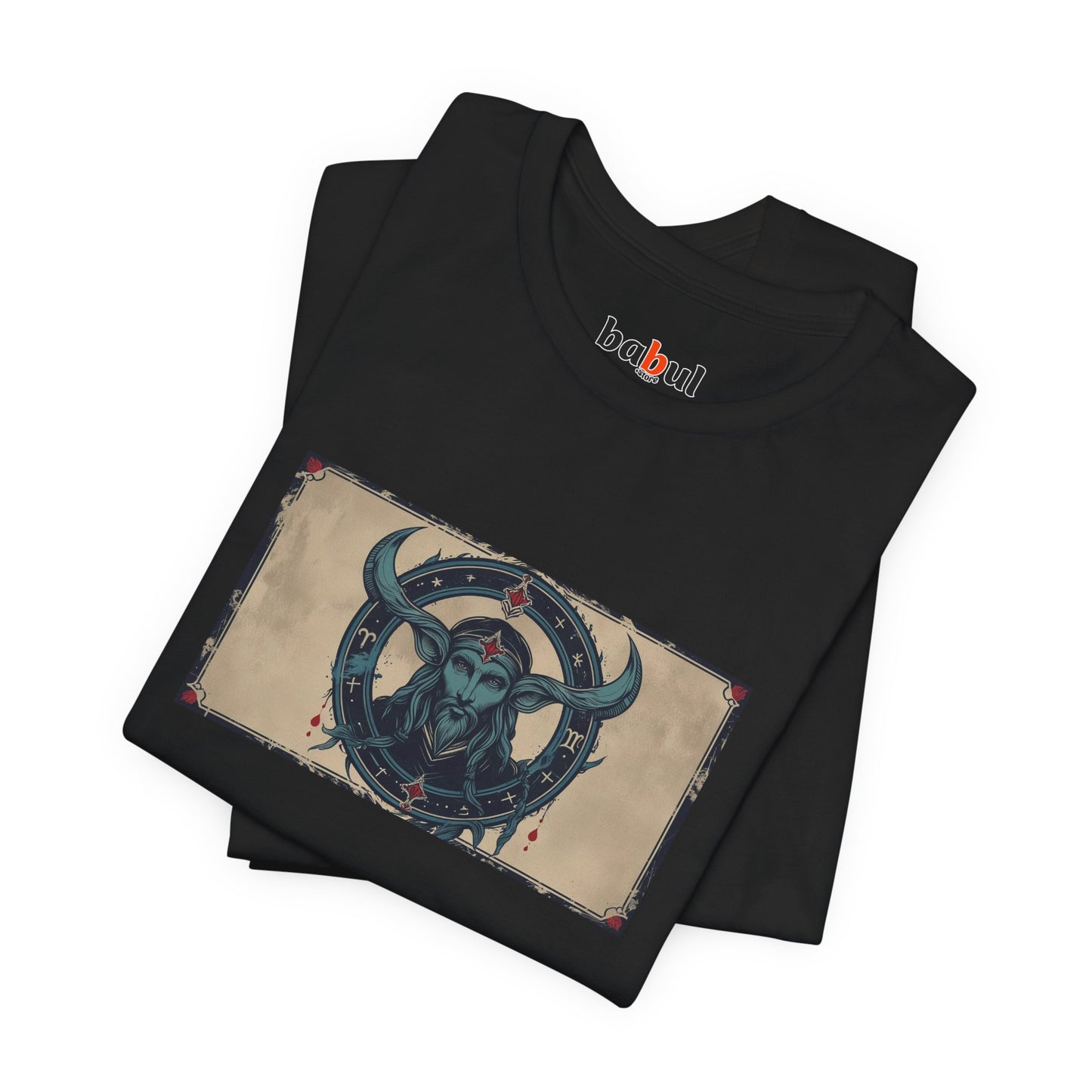 Capricorn - Gothic Zodiac T-Shirt. Zodiac in the Shadows