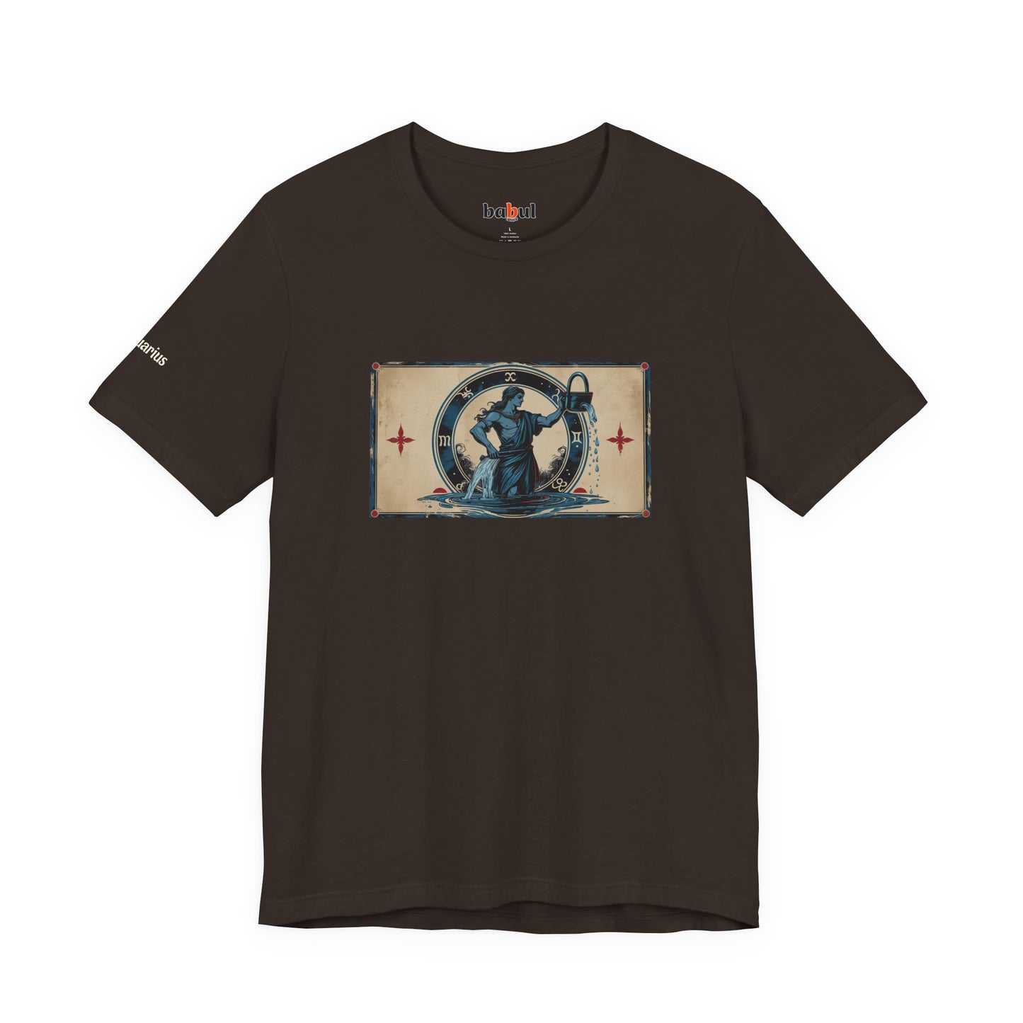 Aquarius - Gothic Zodiac T-Shirt. Zodiac in the Shadows