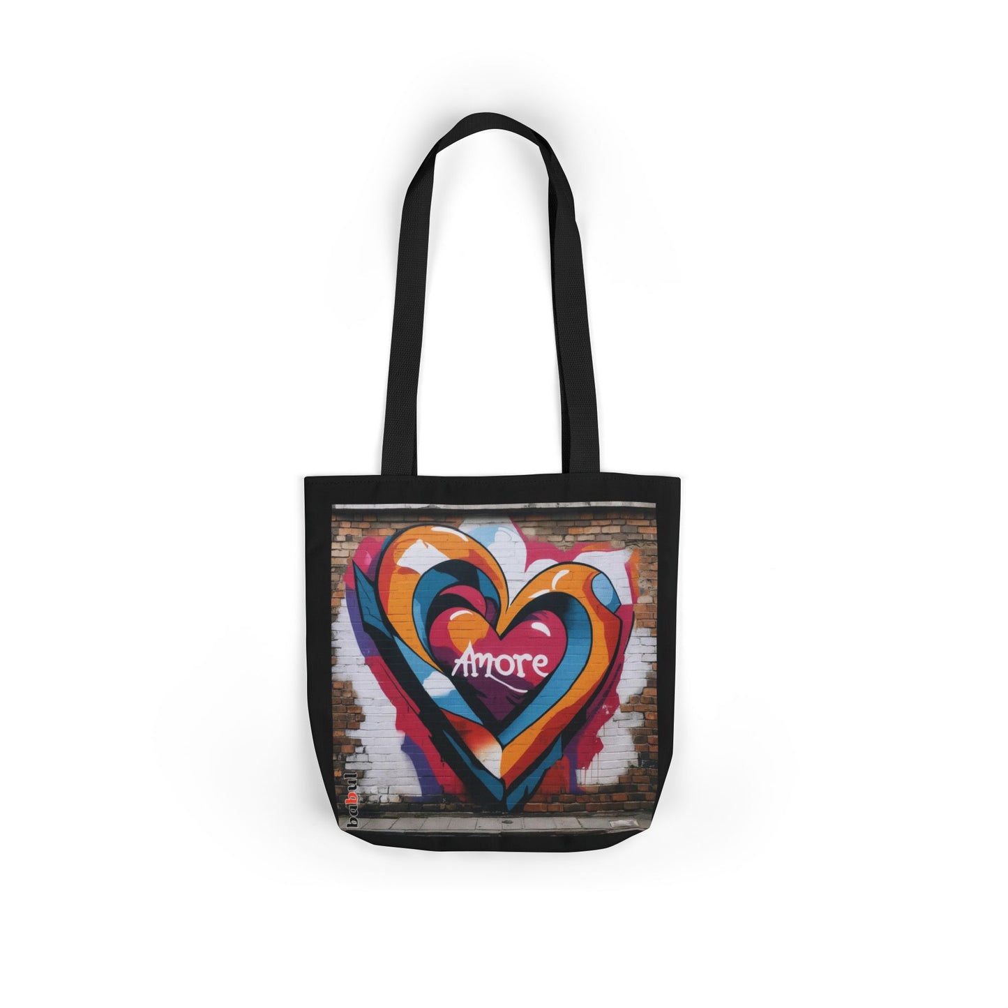 Artistic Surge - Eco-Friendly Canvas Tote Bag - HEART