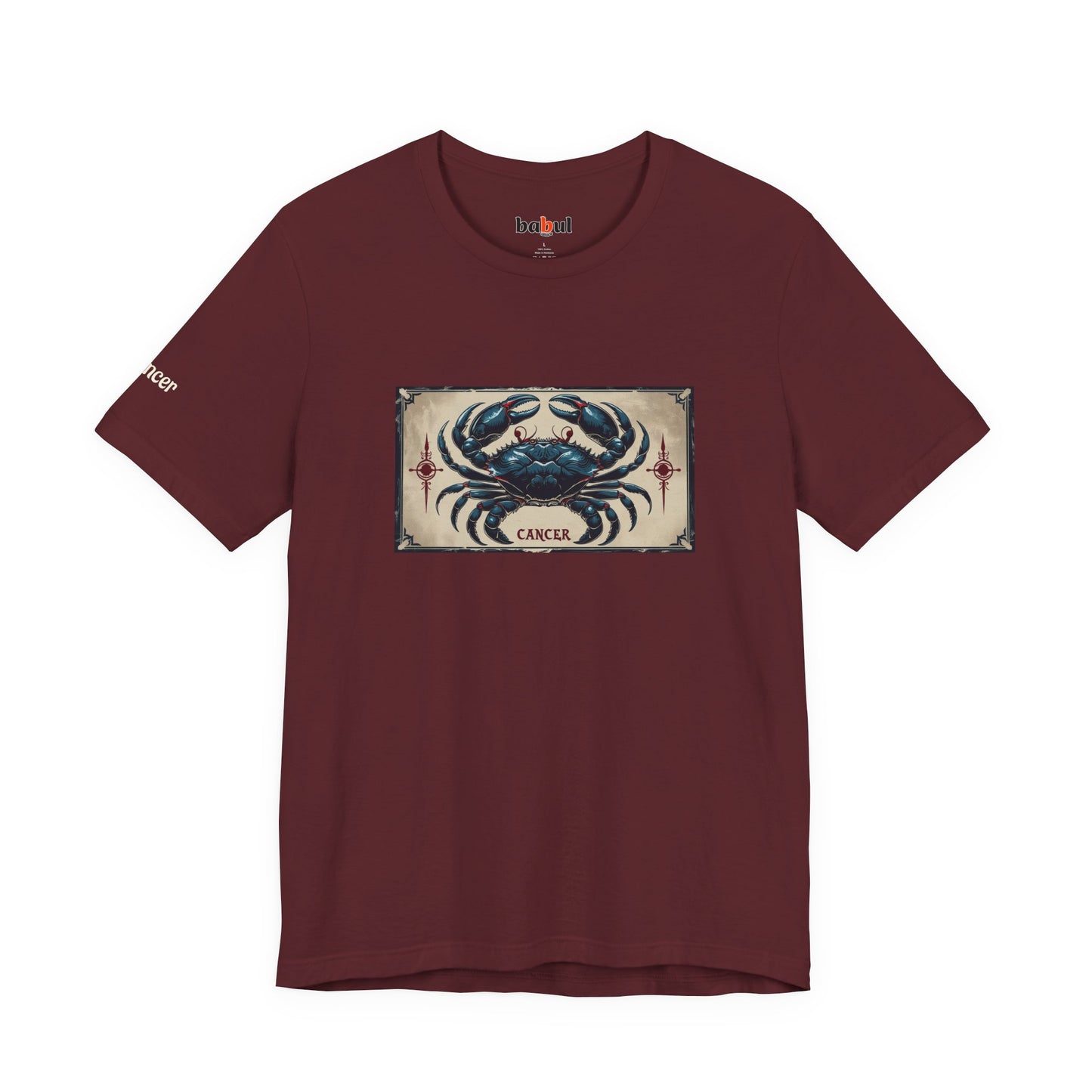 Cancer - Gothic Zodiac T-Shirt. Zodiac in the Shadows