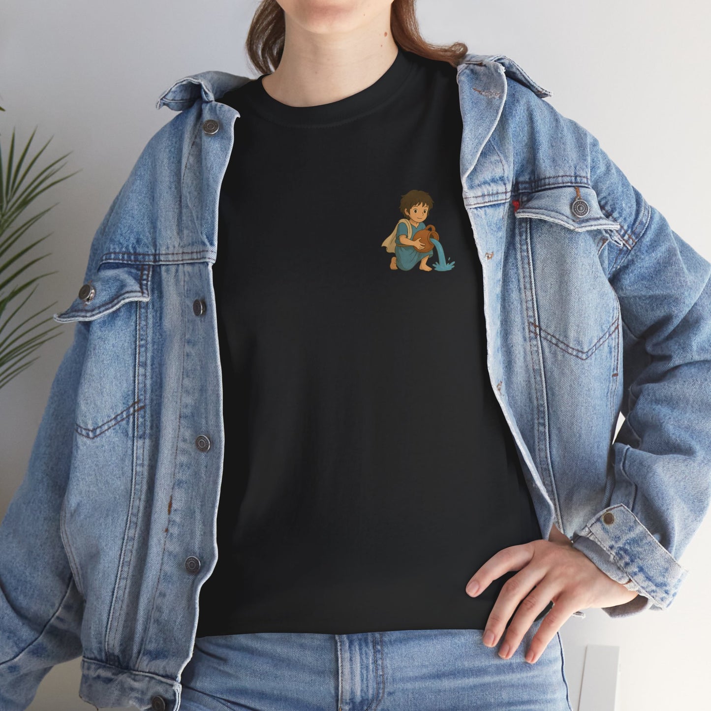 AQUARIUS - Dreamy Zodiac T-Shirts – The Magic of the Stars in Ghibli Style