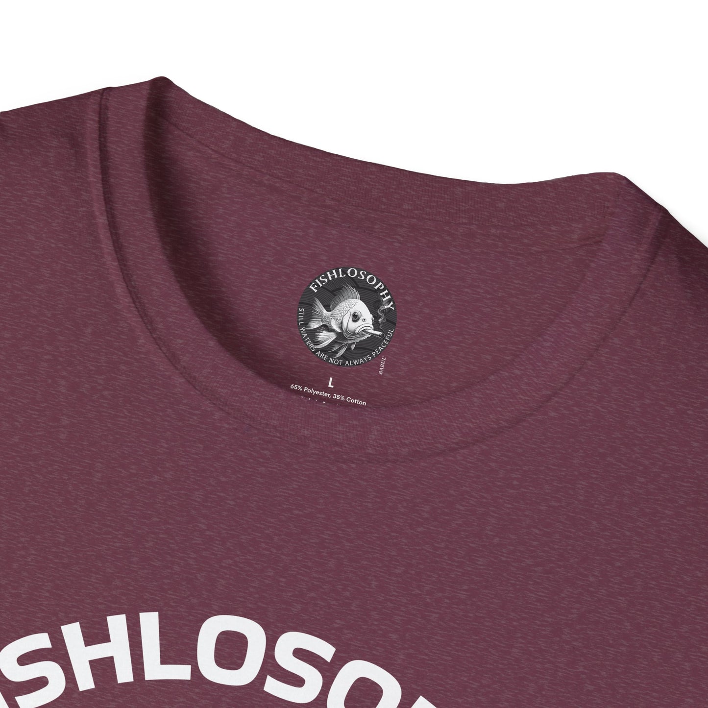 Fishlosophy Unisex T-Shirt - Ocean Vibes and Life's Questions Design - PEARLS OF WISDOM FROM THE FISH WORLD