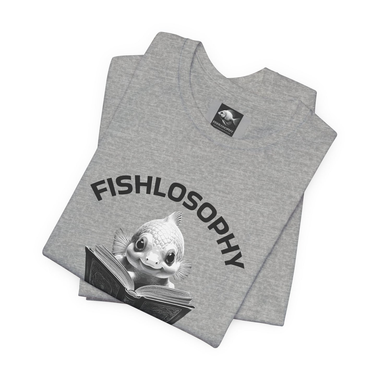 Fishlosophy Unisex Jersey Short Sleeve Tee – The Early Worms Get Eaten First
