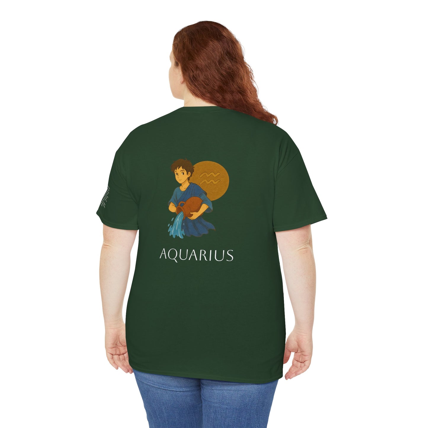 AQUARIUS - Dreamy Zodiac T-Shirts – The Magic of the Stars in Ghibli Style