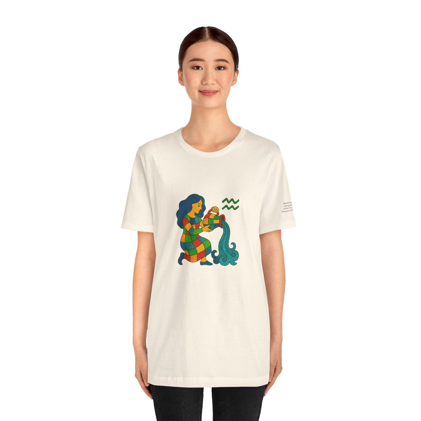 AQUARIUS - T-shirt, The Zodiac Signs According to Saint Phalle