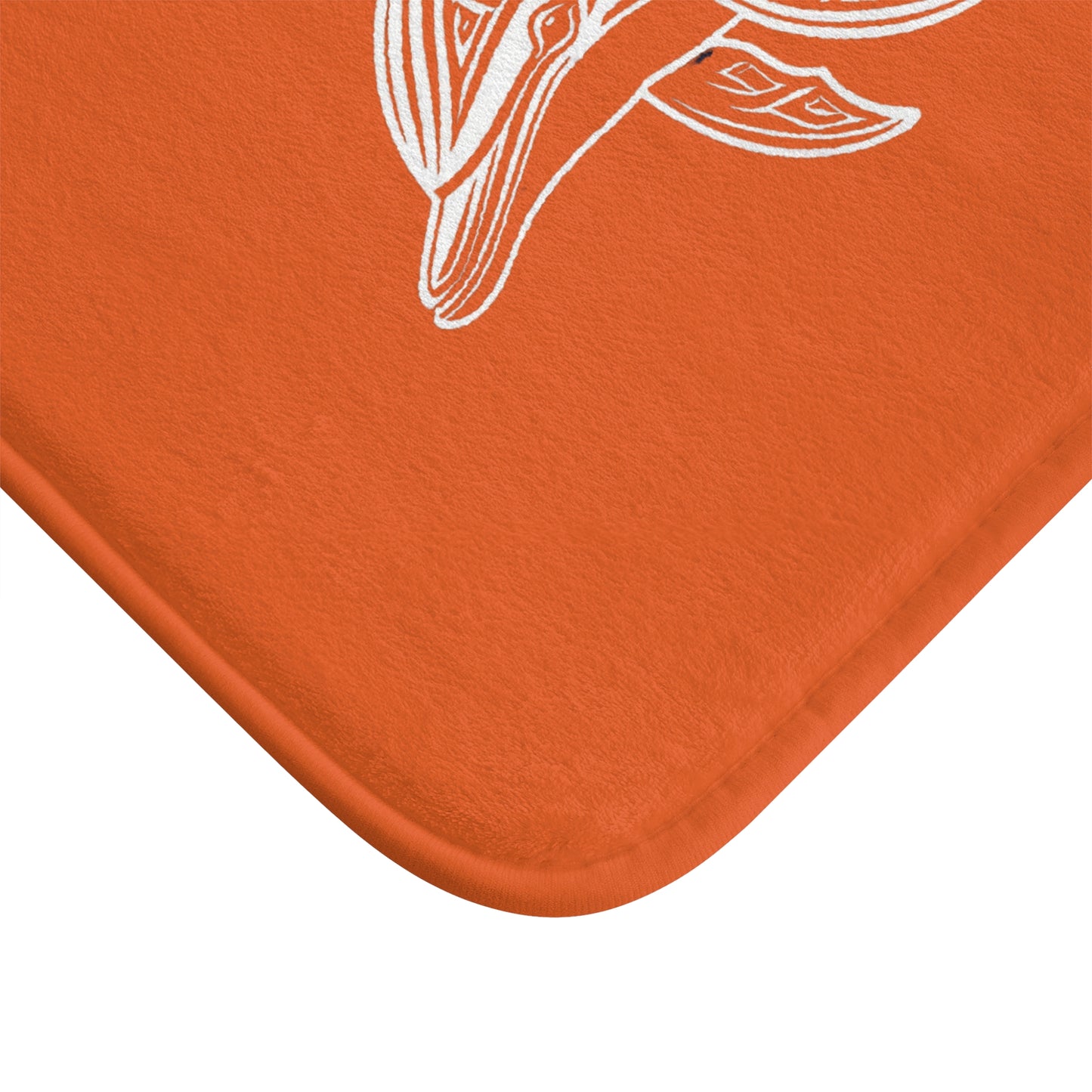 Tribal Bath Mat. Ocean Energy, Tribal Style