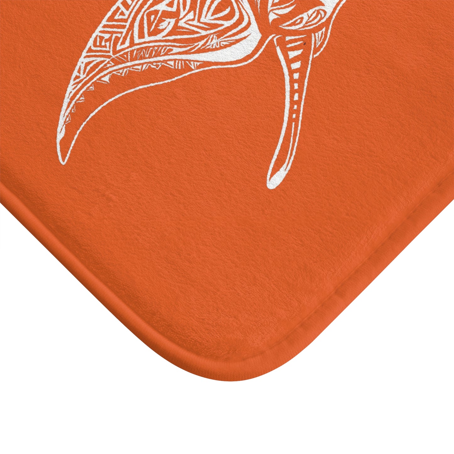 Tribal Bath Mat. Ocean Energy, Tribal Style