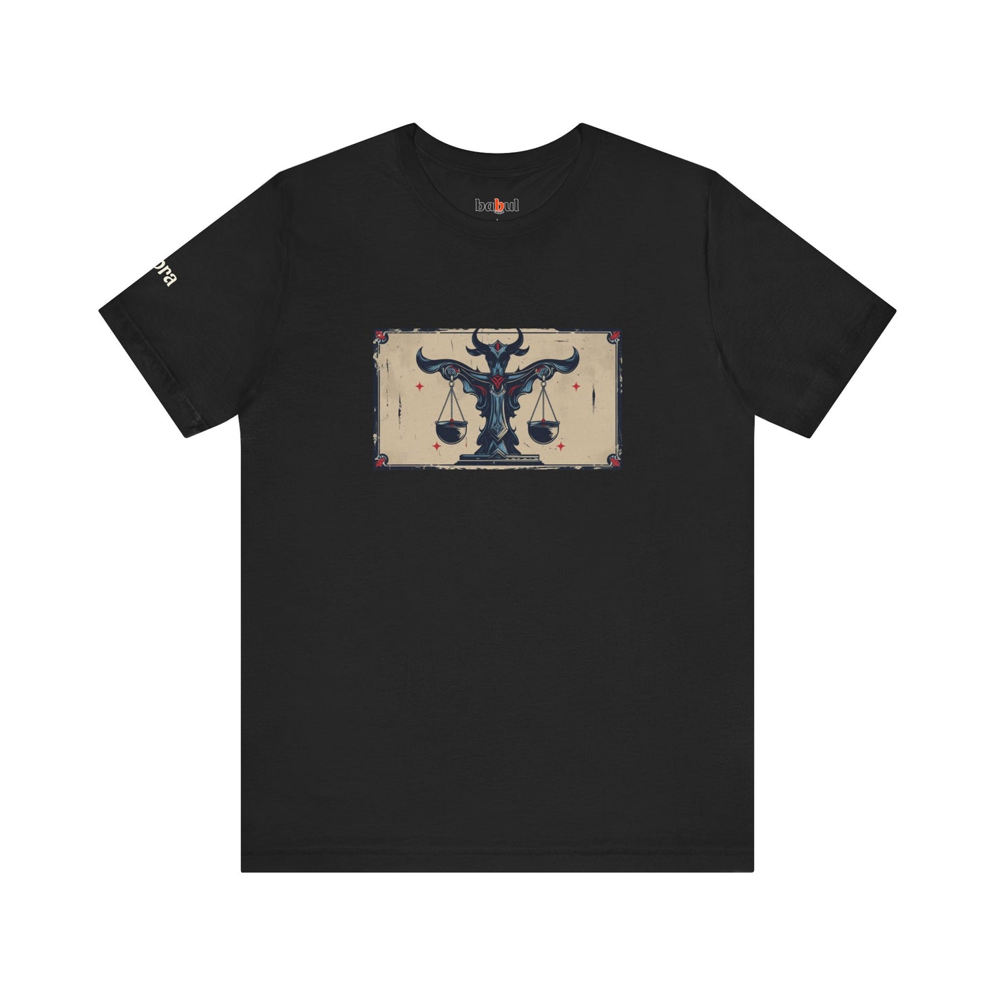 Libra - Gothic Zodiac T-Shirt. Zodiac in the Shadows