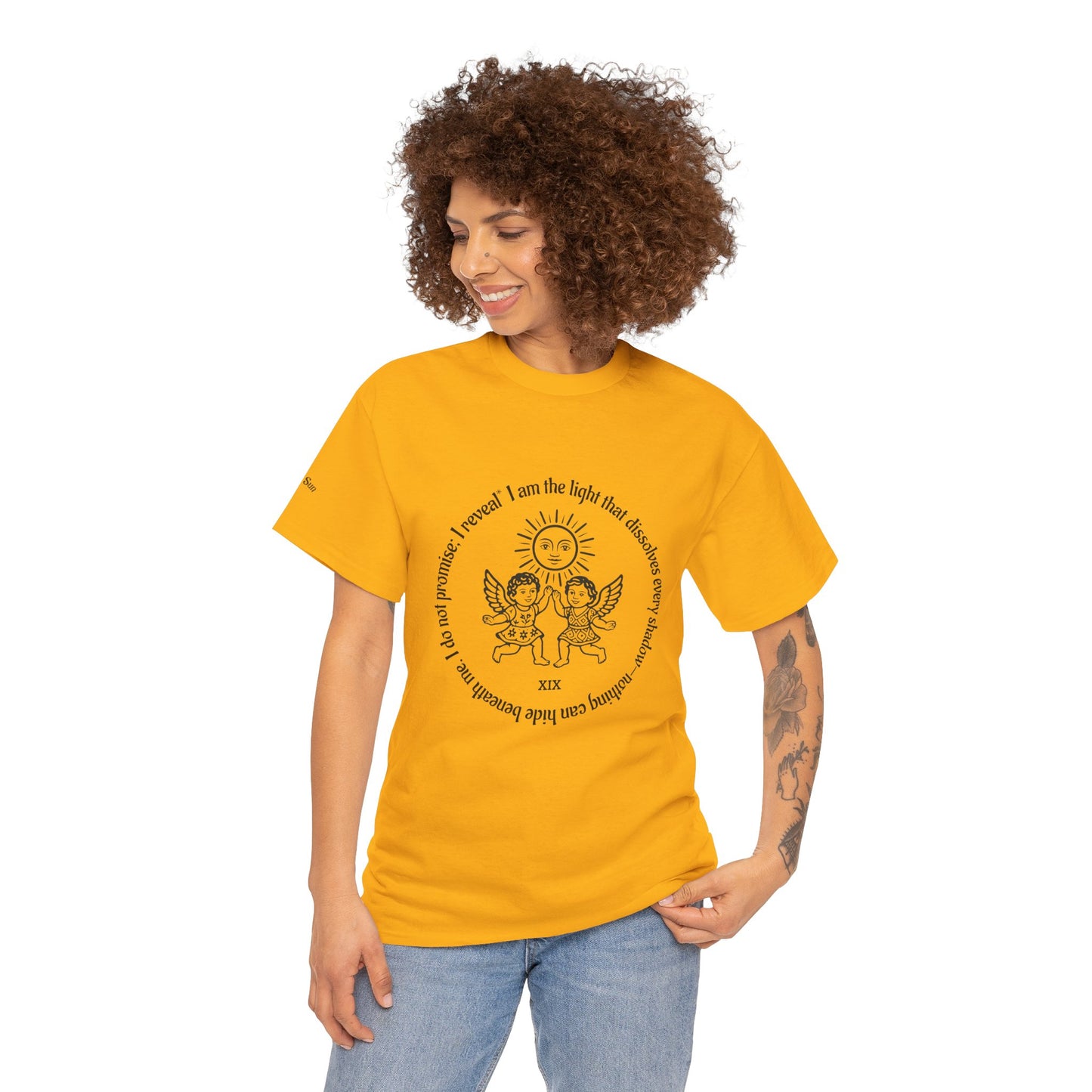 The Sun - ArcanaPop T-Shirt – Where Tarot Magic Meets Pop Art