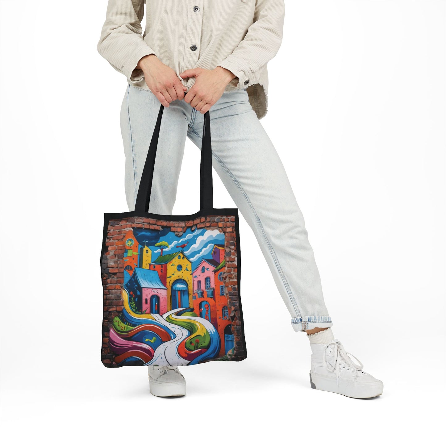 Artistic Surge - Eco-Friendly Canvas Tote Bag - HOUSES