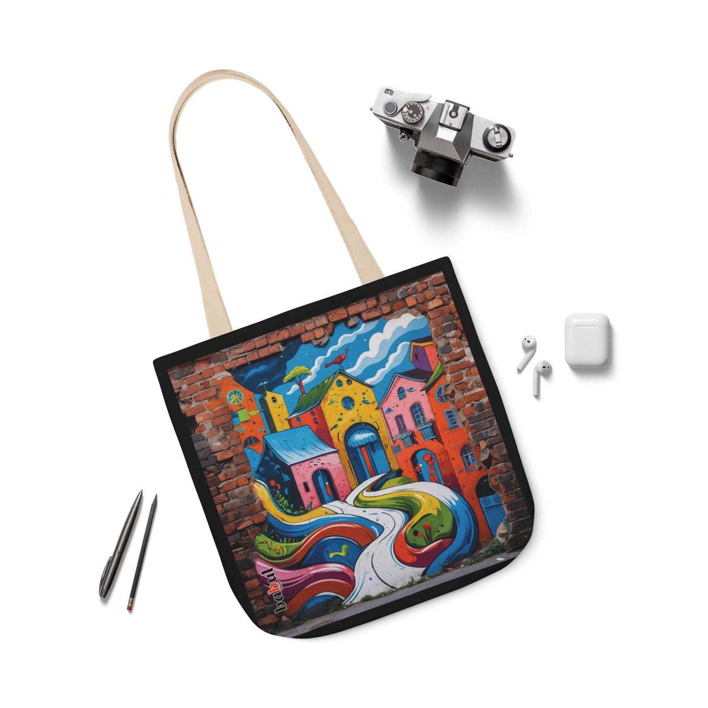 Artistic Surge - Eco-Friendly Canvas Tote Bag - HOUSES