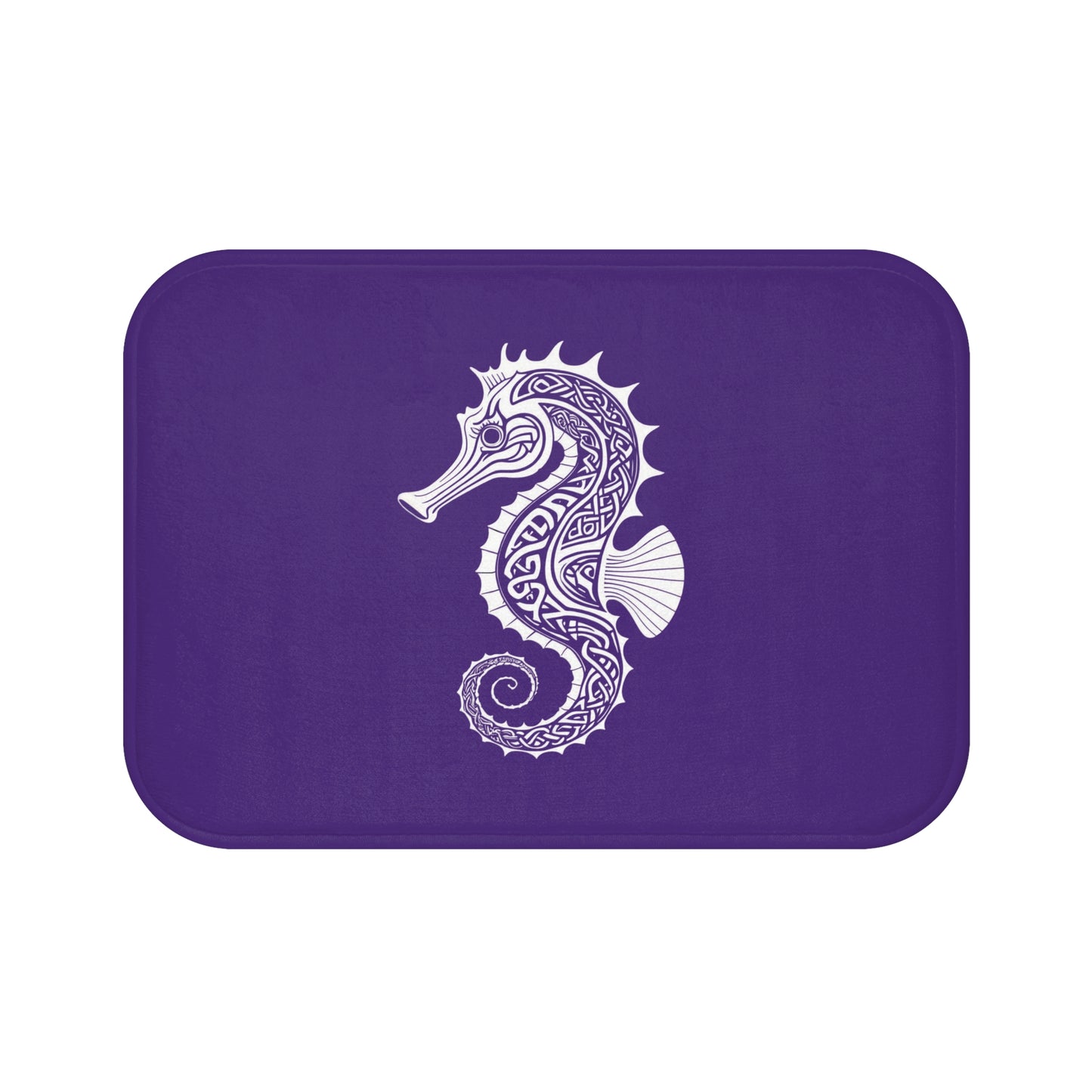 Tribal Bath Mat. Ocean Energy, Tribal Style