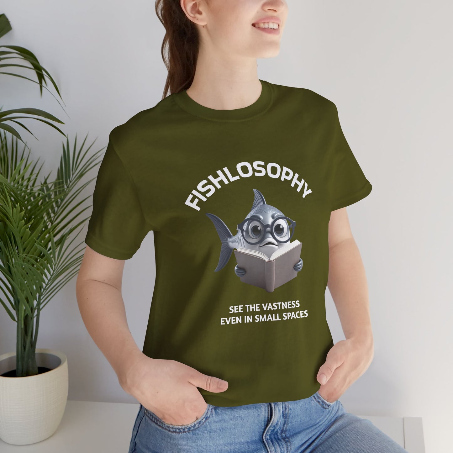 Fishlosophy Unisex Jersey Short Sleeve Tee – See the vastness even in small spaces