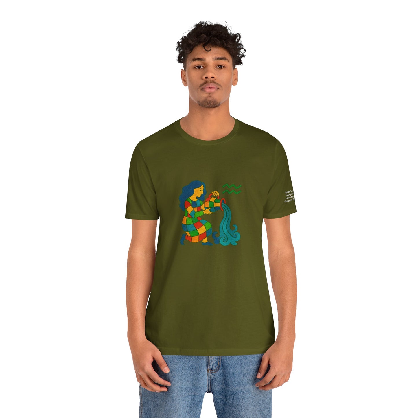 AQUARIUS - T-shirt, The Zodiac Signs According to Saint Phalle