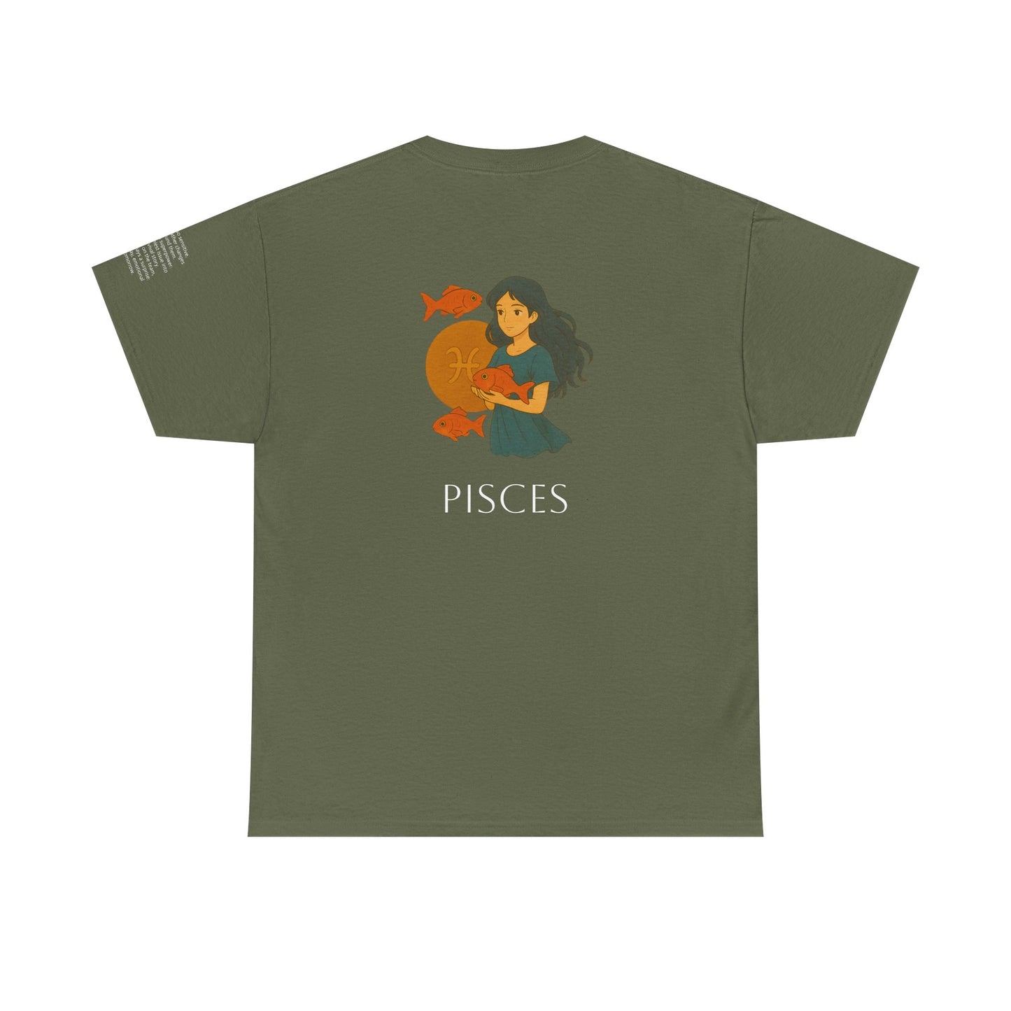PISCES - Dreamy Zodiac T-Shirts – The Magic of the Stars in Ghibli Style
