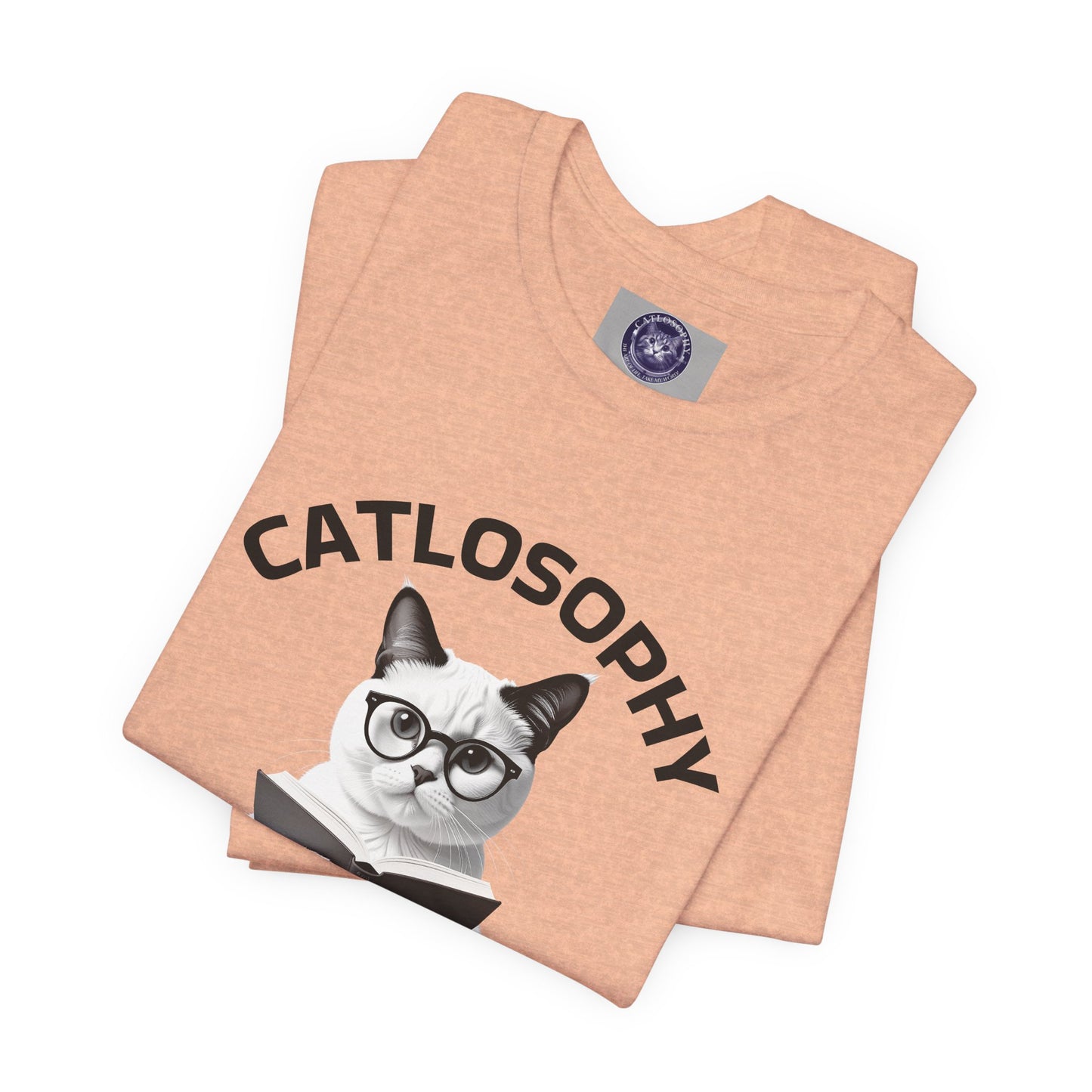 Catlosophy Unisex Jersey Short Sleeve Tee – "Resting isn't Lazy" Design