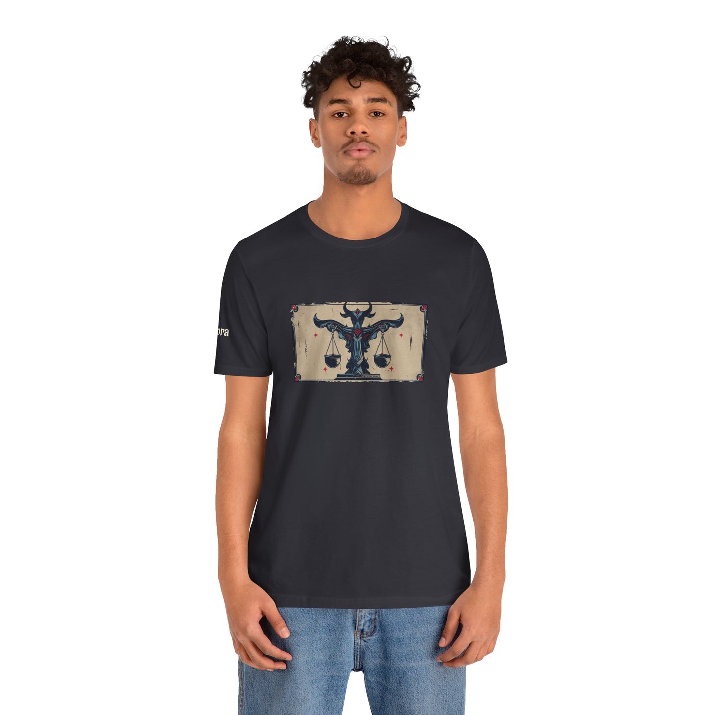 Libra - Gothic Zodiac T-Shirt. Zodiac in the Shadows