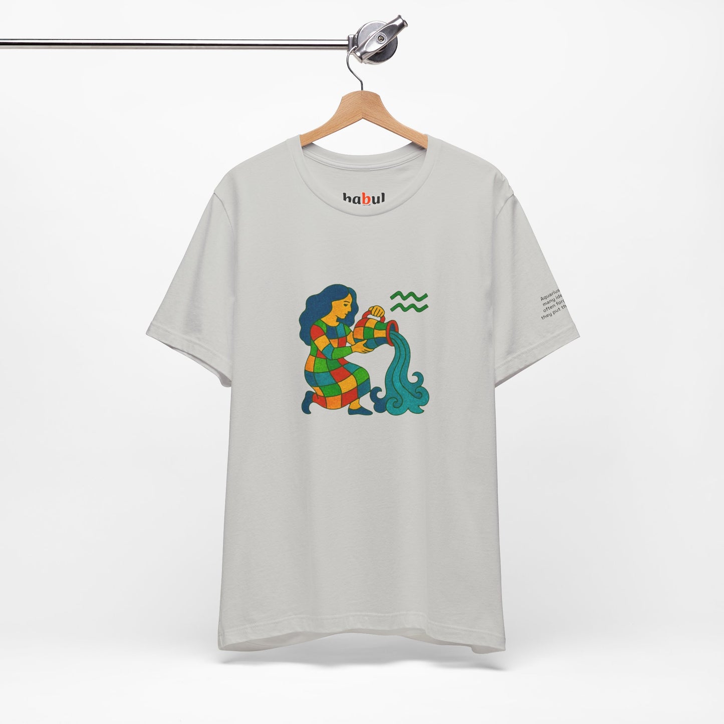 AQUARIUS - T-shirt, The Zodiac Signs According to Saint Phalle