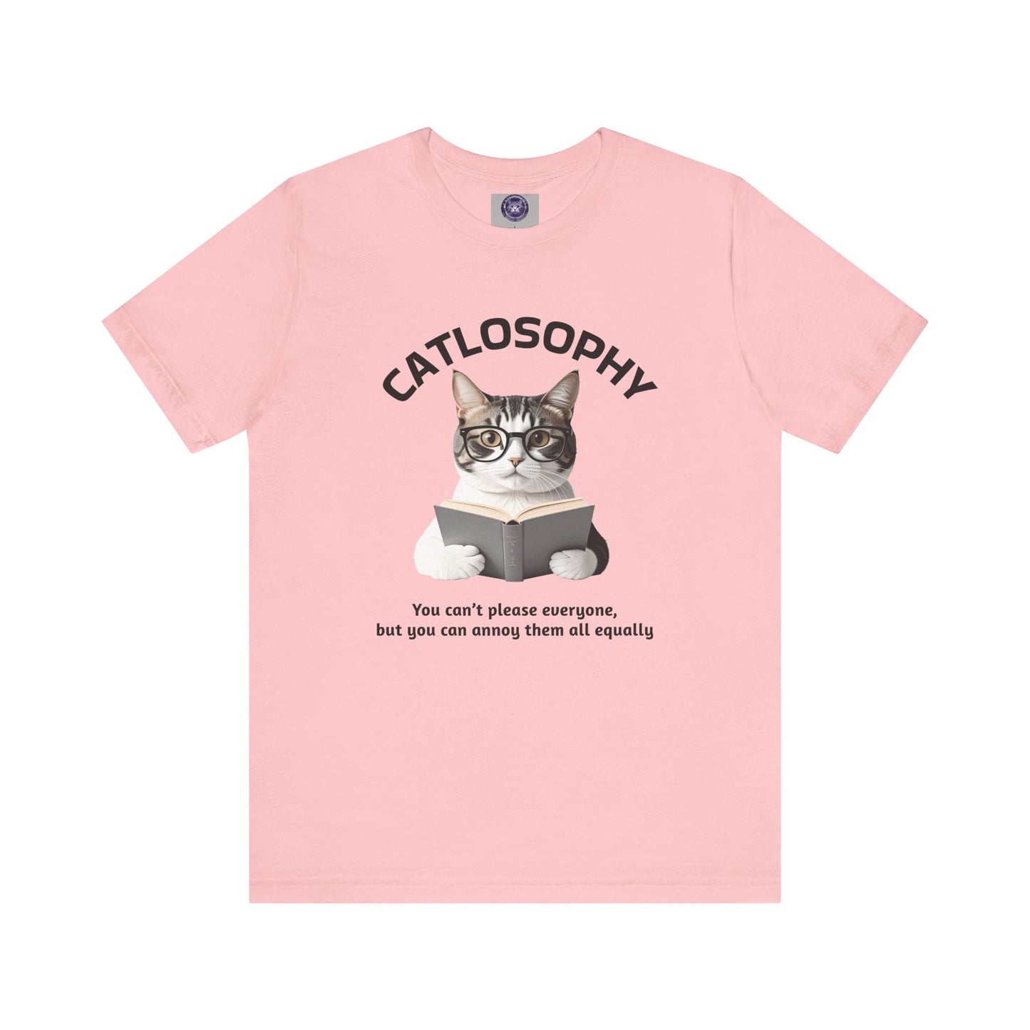 Catlosophy Unisex Jersey Short Sleeve Tee – "You can't please everyone" Design