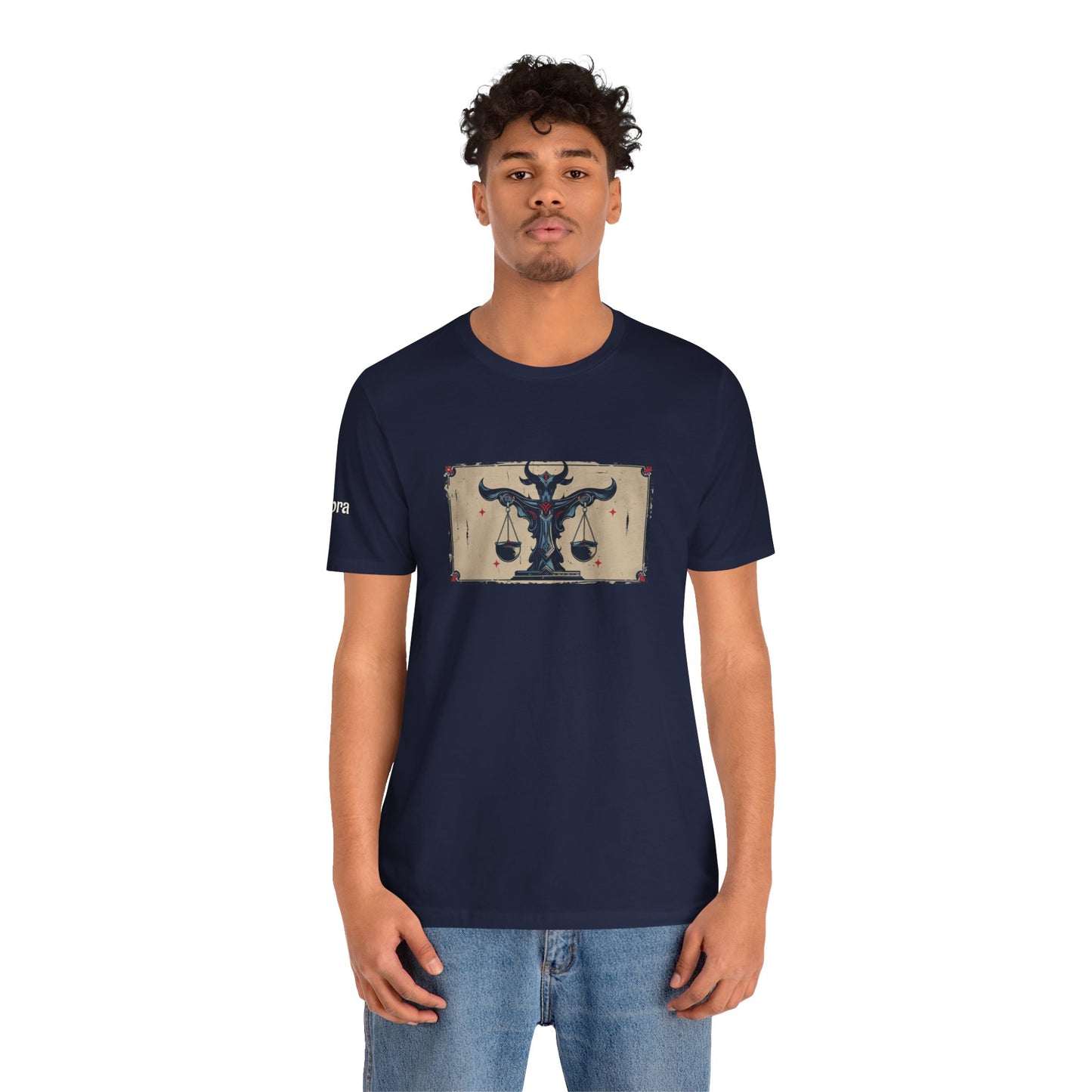 Libra - Gothic Zodiac T-Shirt. Zodiac in the Shadows