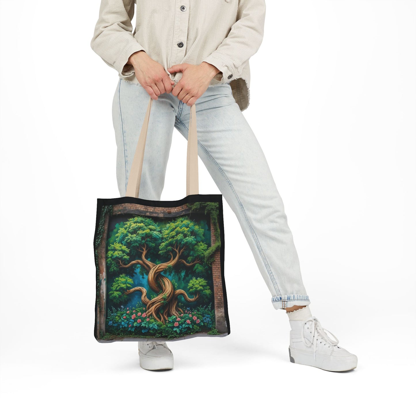Artistic Surge - Eco-Friendly Canvas Tote Bag - TREE