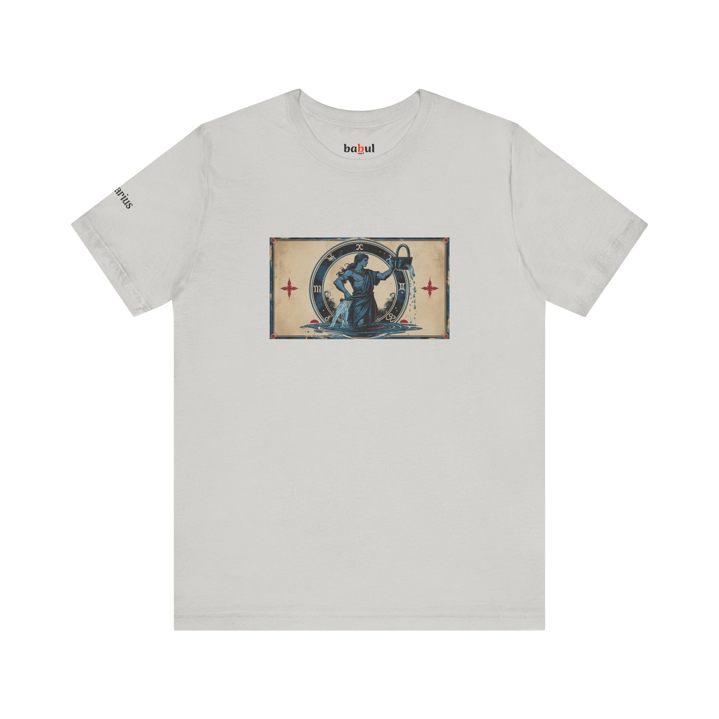 Aquarius - Gothic Zodiac T-Shirt. Zodiac in the Shadows