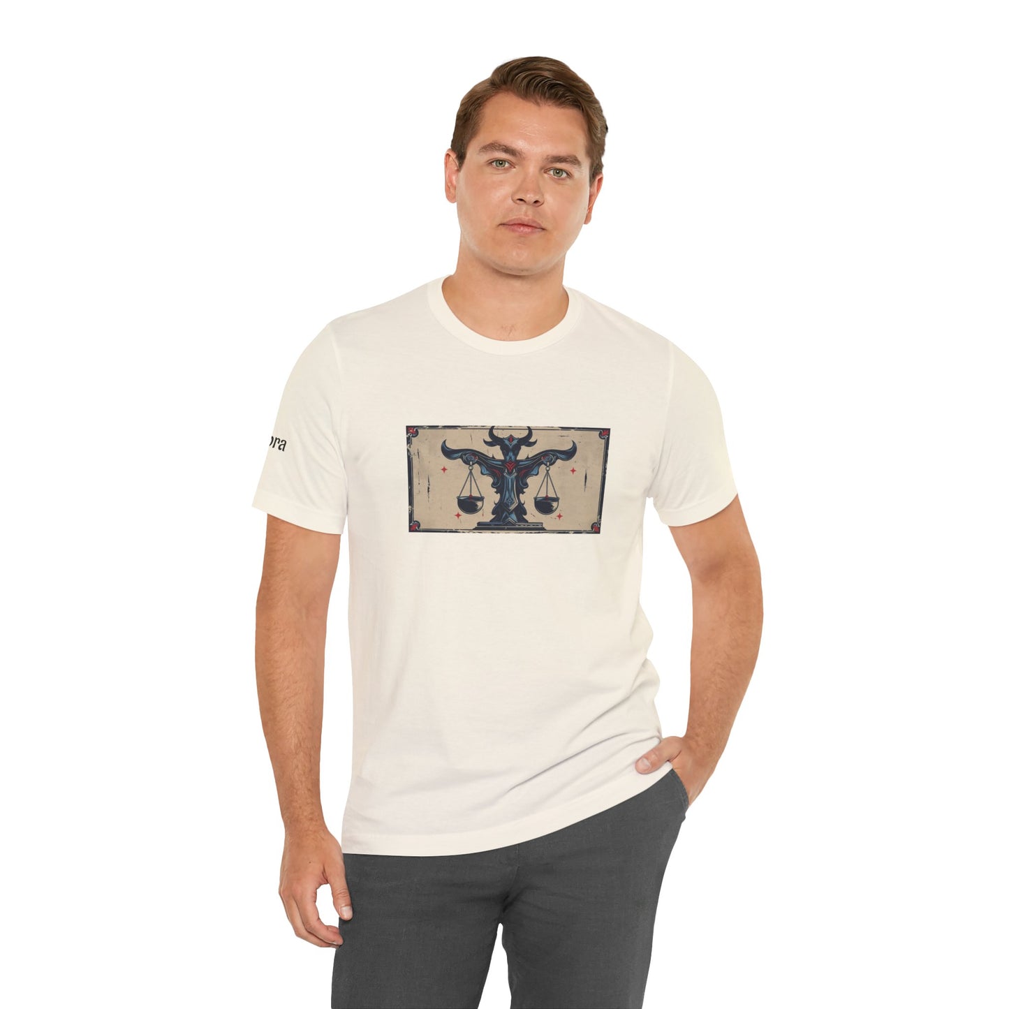 Libra - Gothic Zodiac T-Shirt. Zodiac in the Shadows