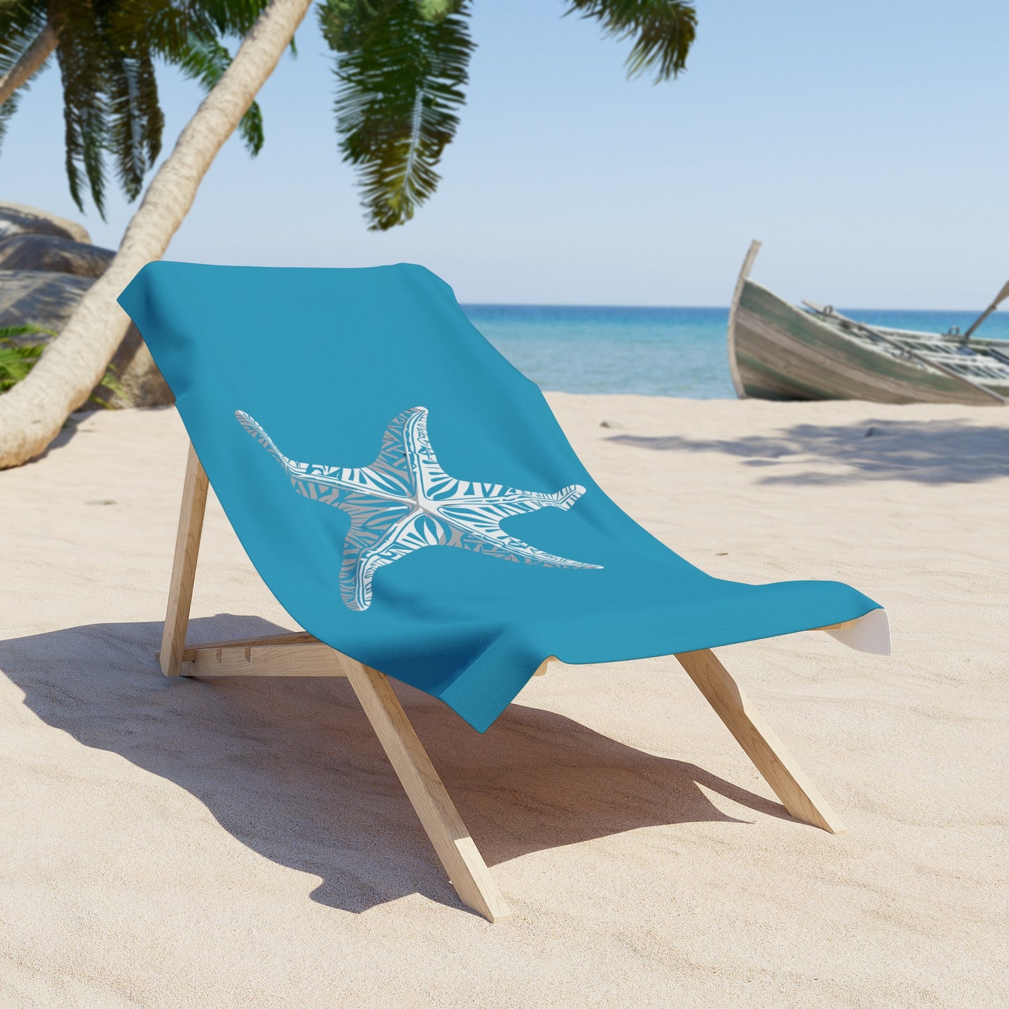 Tribal Waves Beach Towel - STARFISH