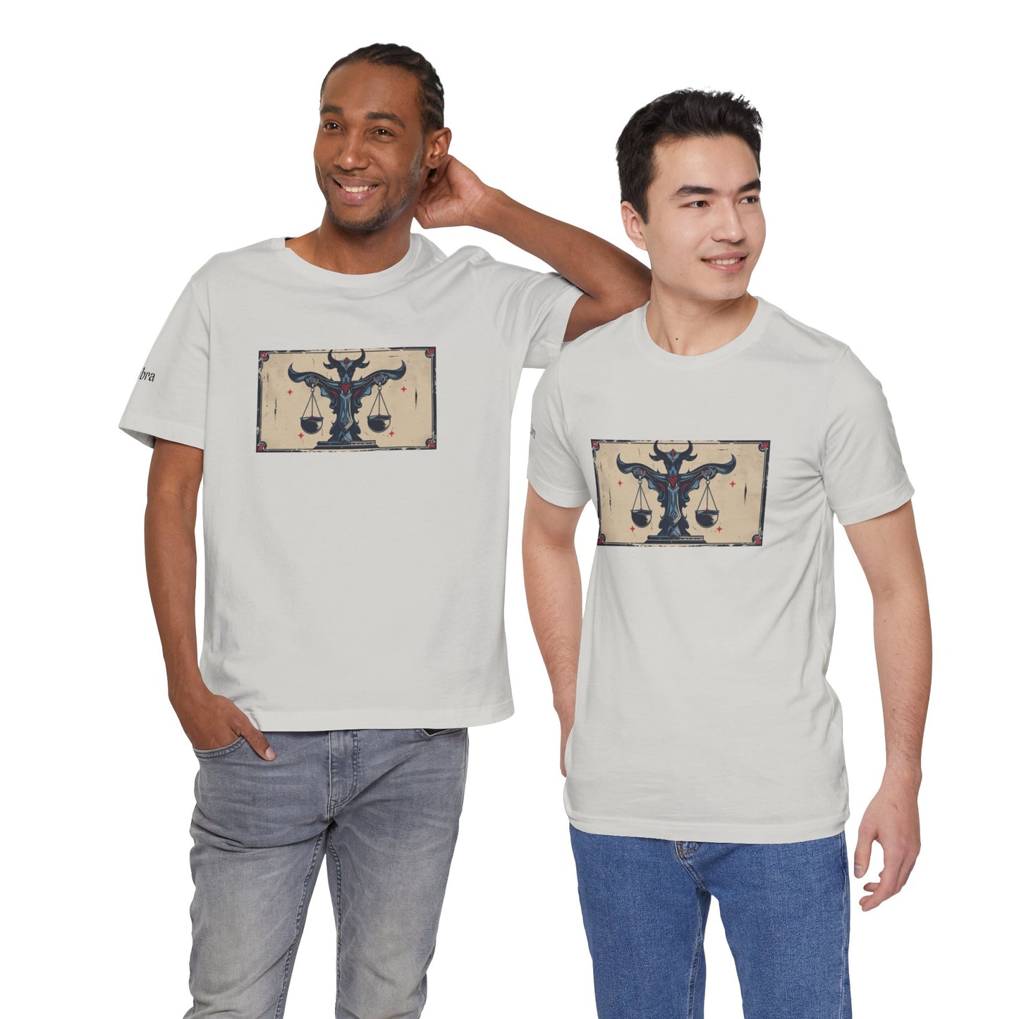 Libra - Gothic Zodiac T-Shirt. Zodiac in the Shadows