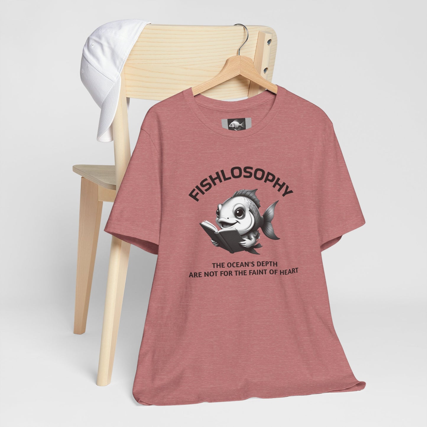 Fishlosophy Unisex Jersey Short Sleeve Tee – The Ocean' depth is not for the faint of heart