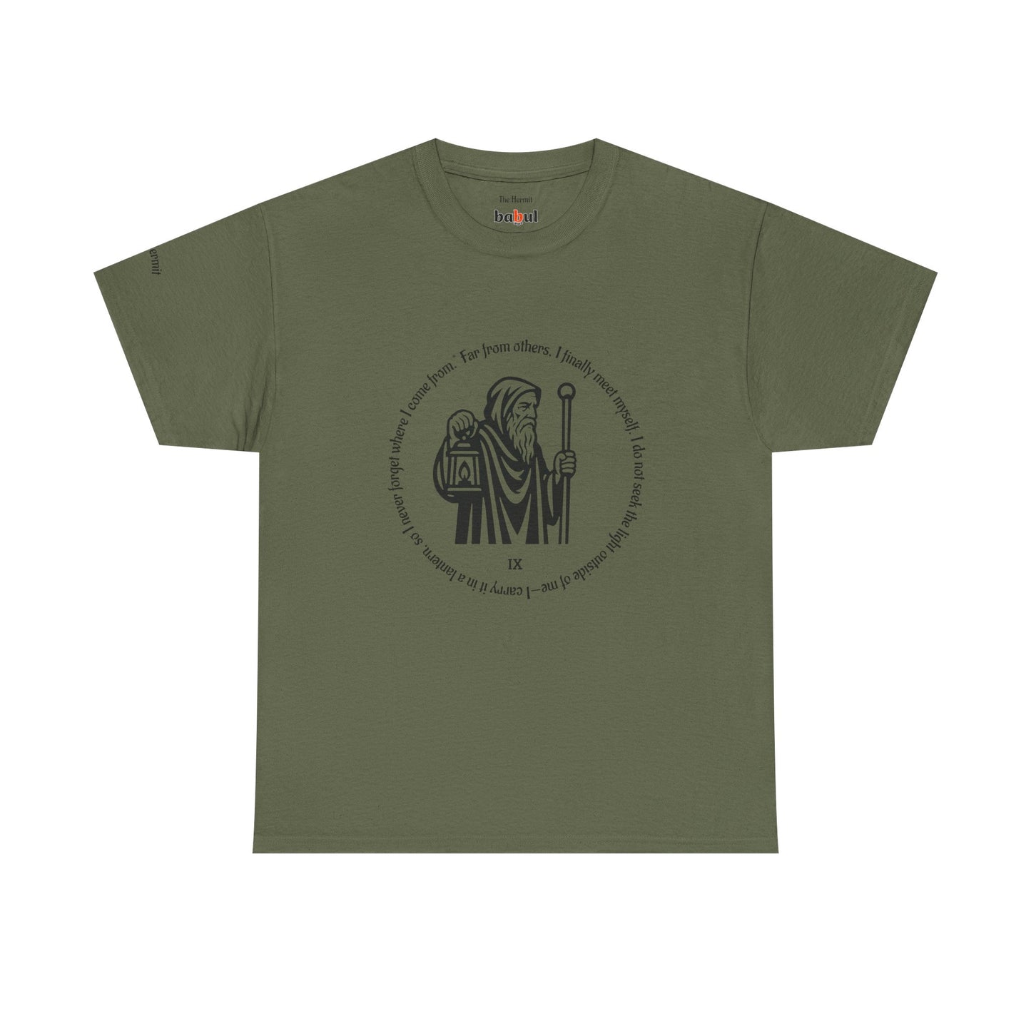 The Hermit - ArcanaPop T-Shirt – Where Tarot Magic Meets Pop Art