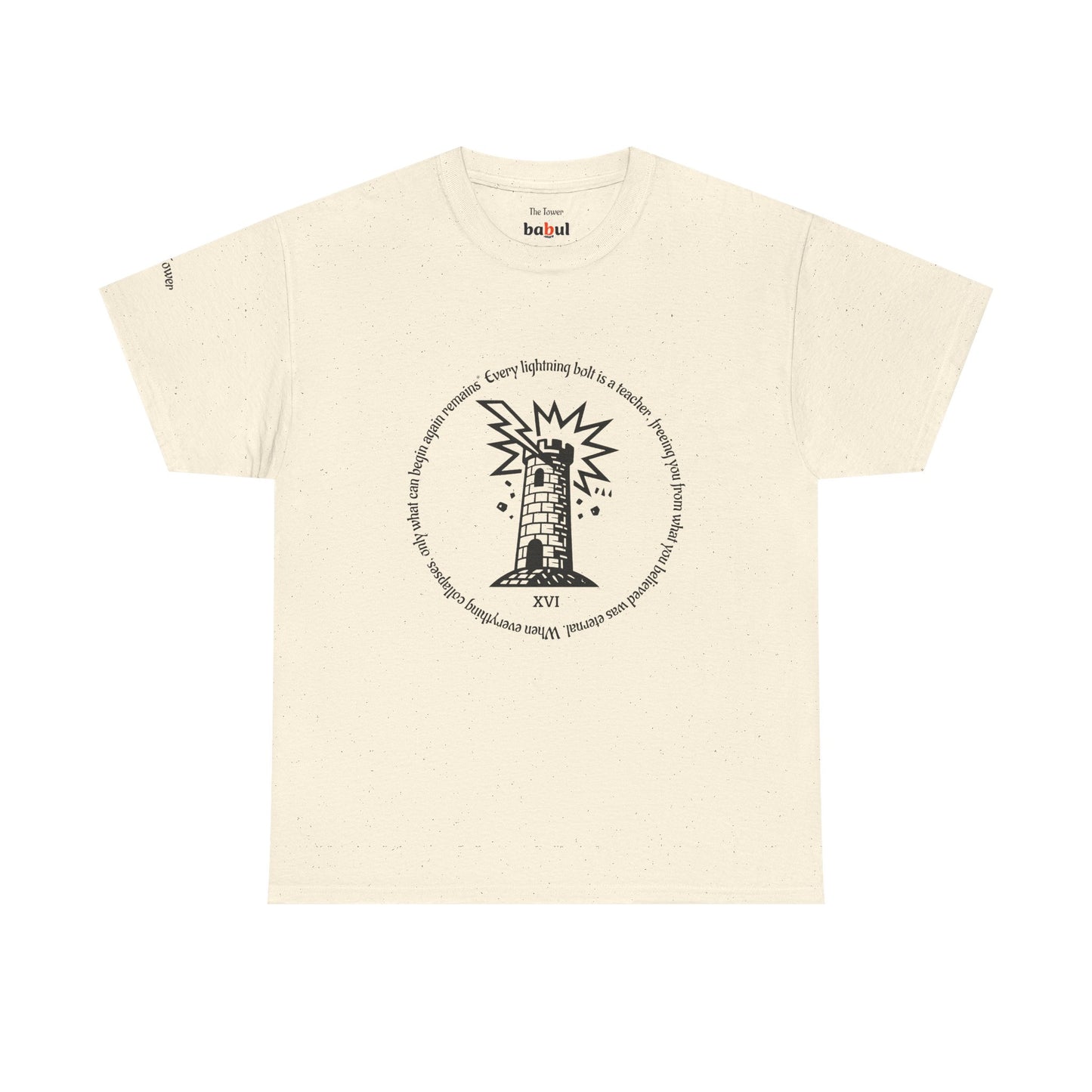 The Tower - ArcanaPop T-Shirt – Where Tarot Magic Meets Pop Art