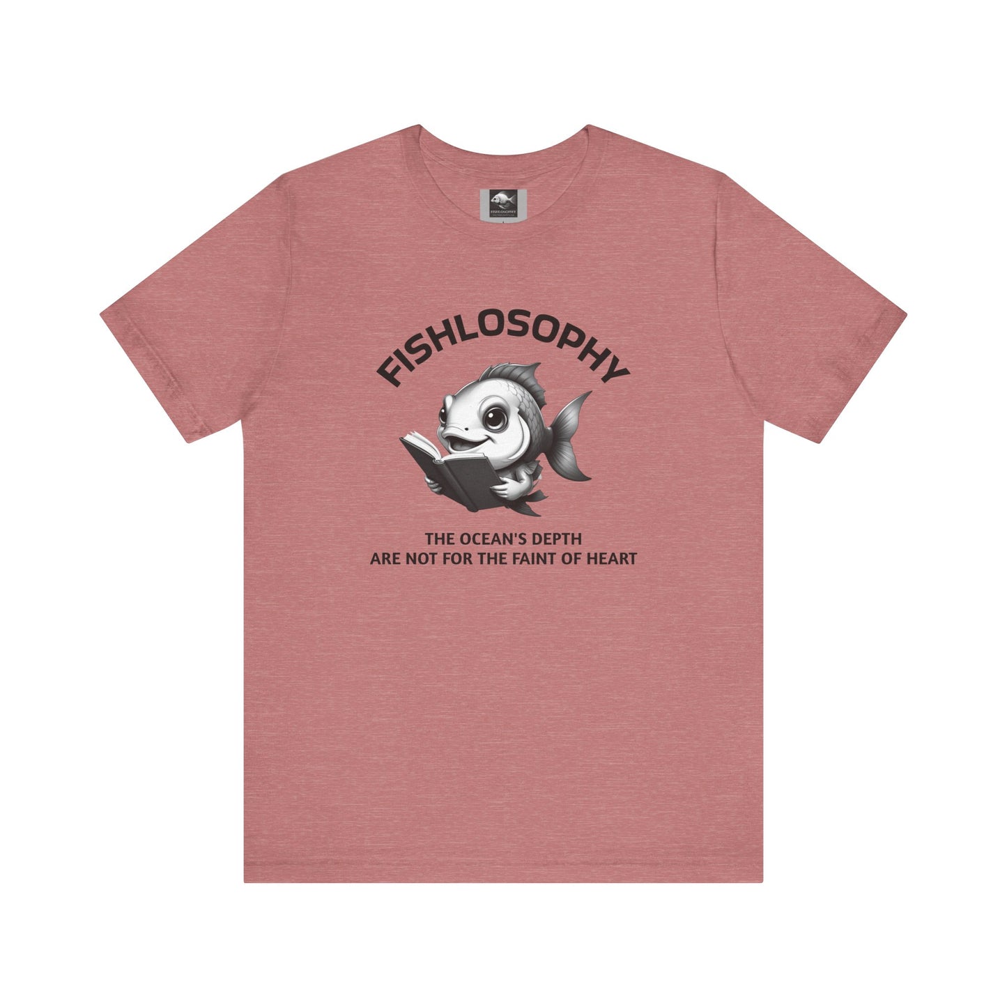 Fishlosophy Unisex Jersey Short Sleeve Tee – The Ocean' depth is not for the faint of heart