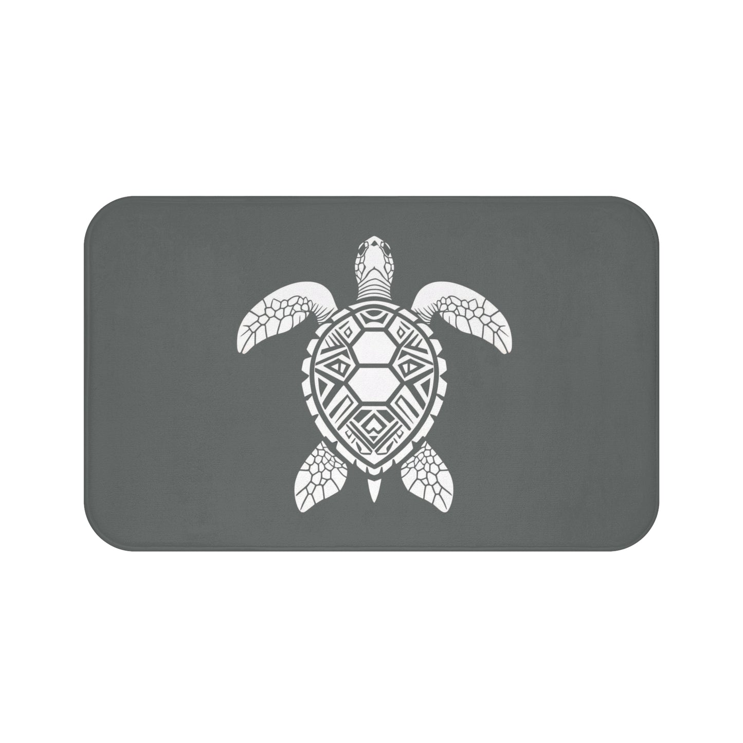 Tribal Bath Mat. Ocean Energy, Tribal Style