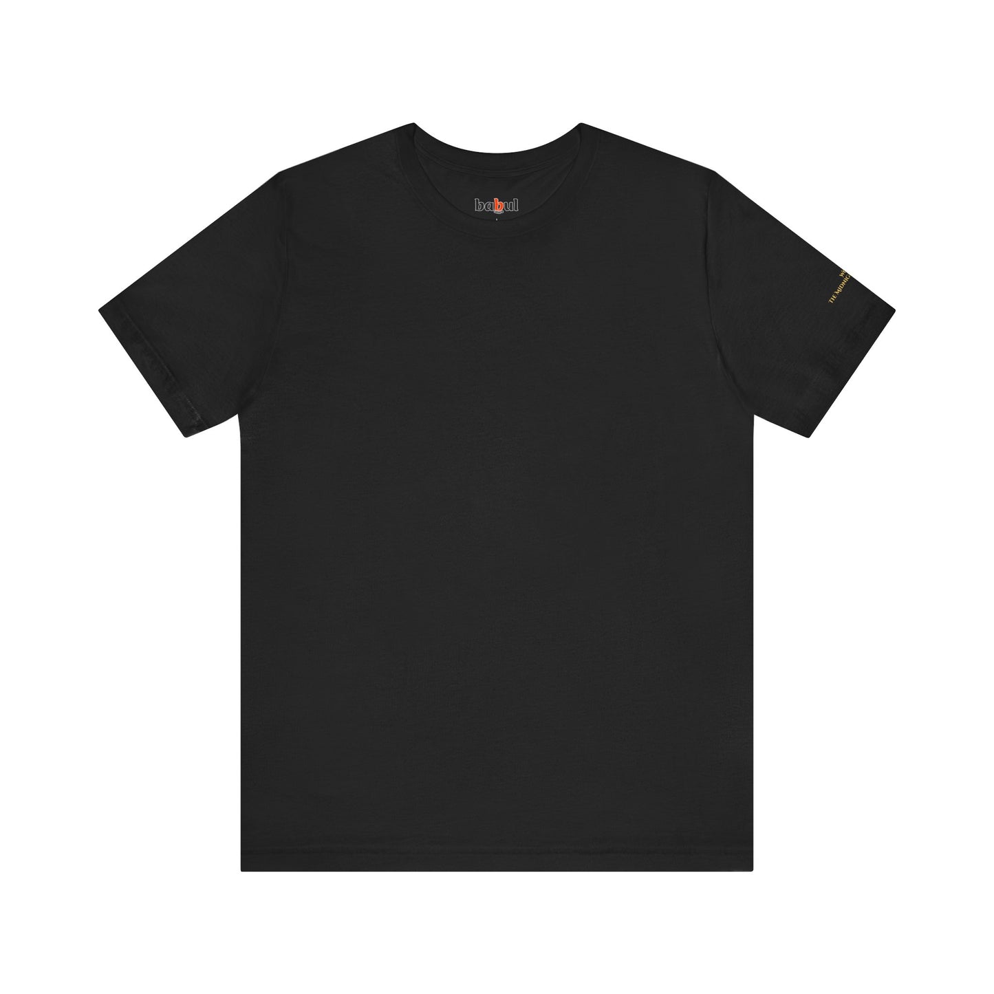 Wolf – The Midnight Sentinel - Magic Animals T-Shirt Black Only (graphic on the back)