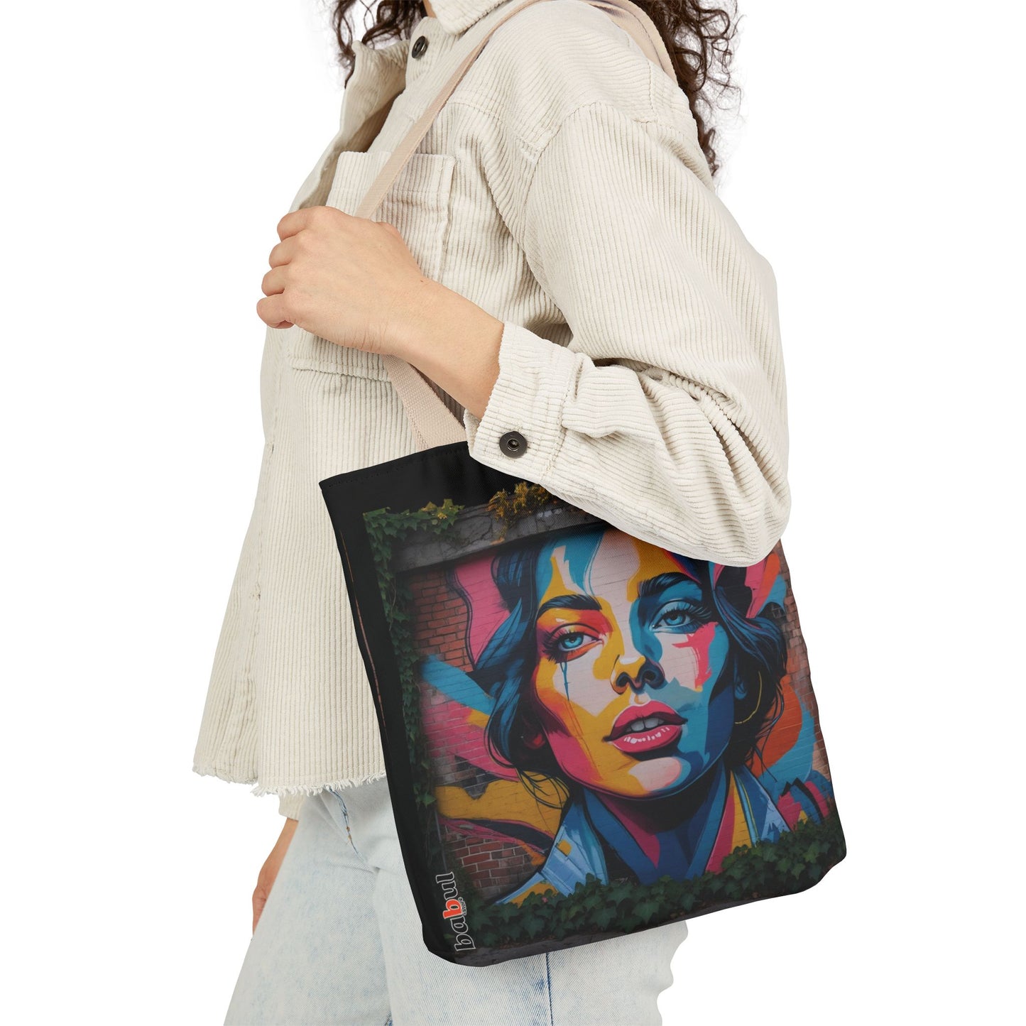 Artistic Surge - Eco-Friendly Canvas Tote Bag - FEMALE FACE