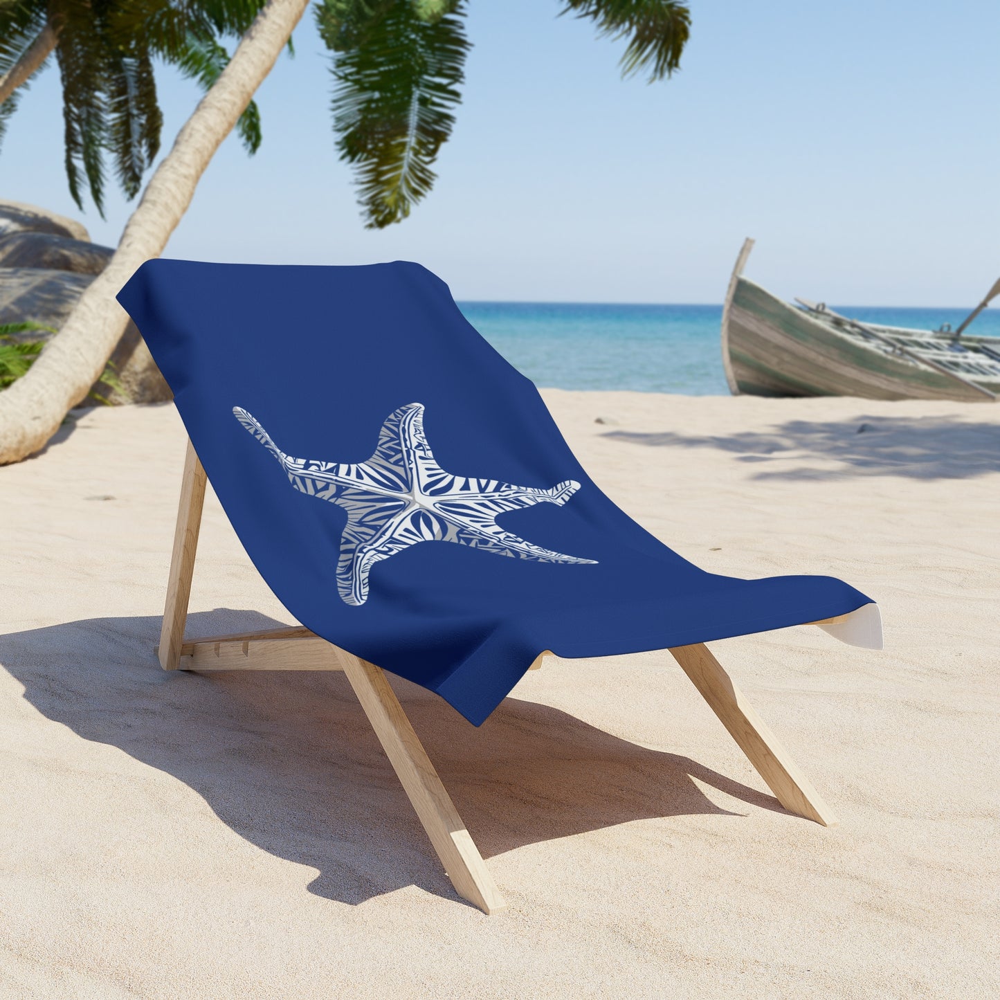 Tribal Waves Beach Towel - STARFISH