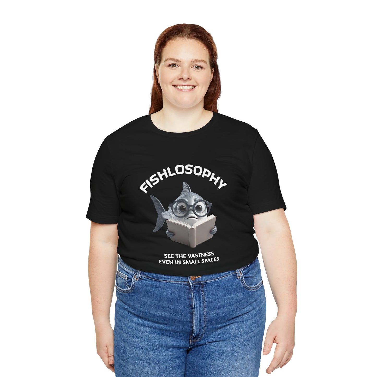 Fishlosophy Unisex Jersey Short Sleeve Tee – See the vastness even in small spaces