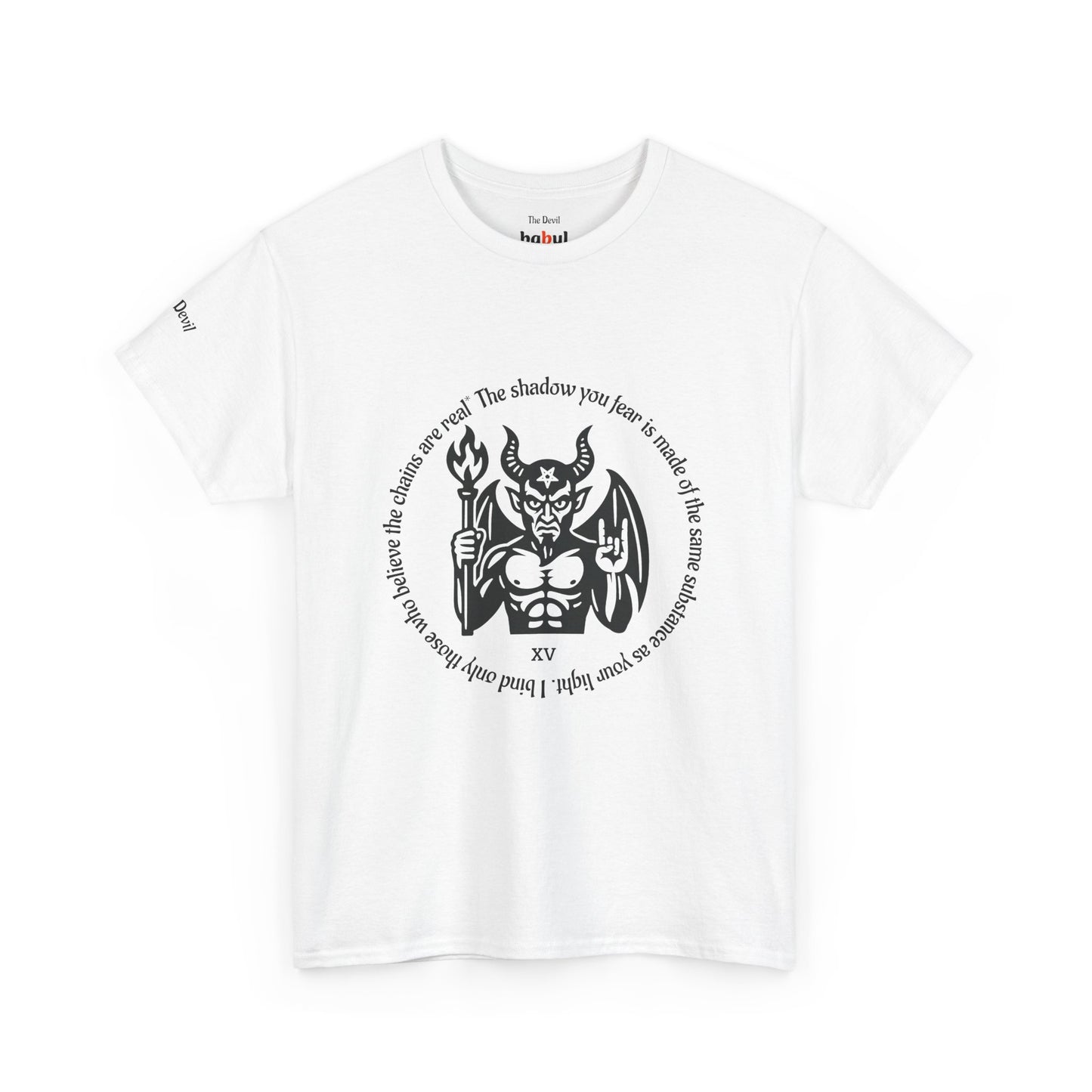 The Devil - ArcanaPop T-Shirt – Where Tarot Magic Meets Pop Art