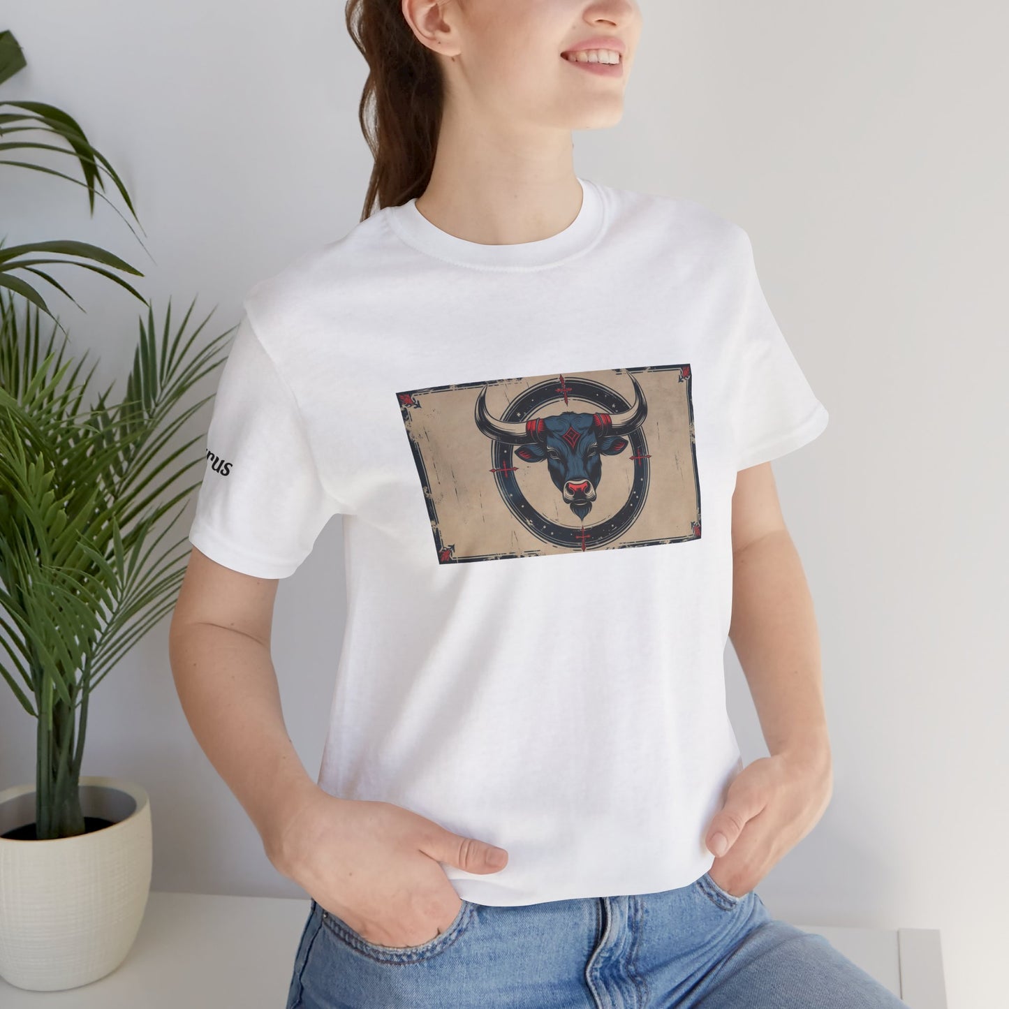 Taurus - Gothic Zodiac T-Shirt. Zodiac in the Shadows