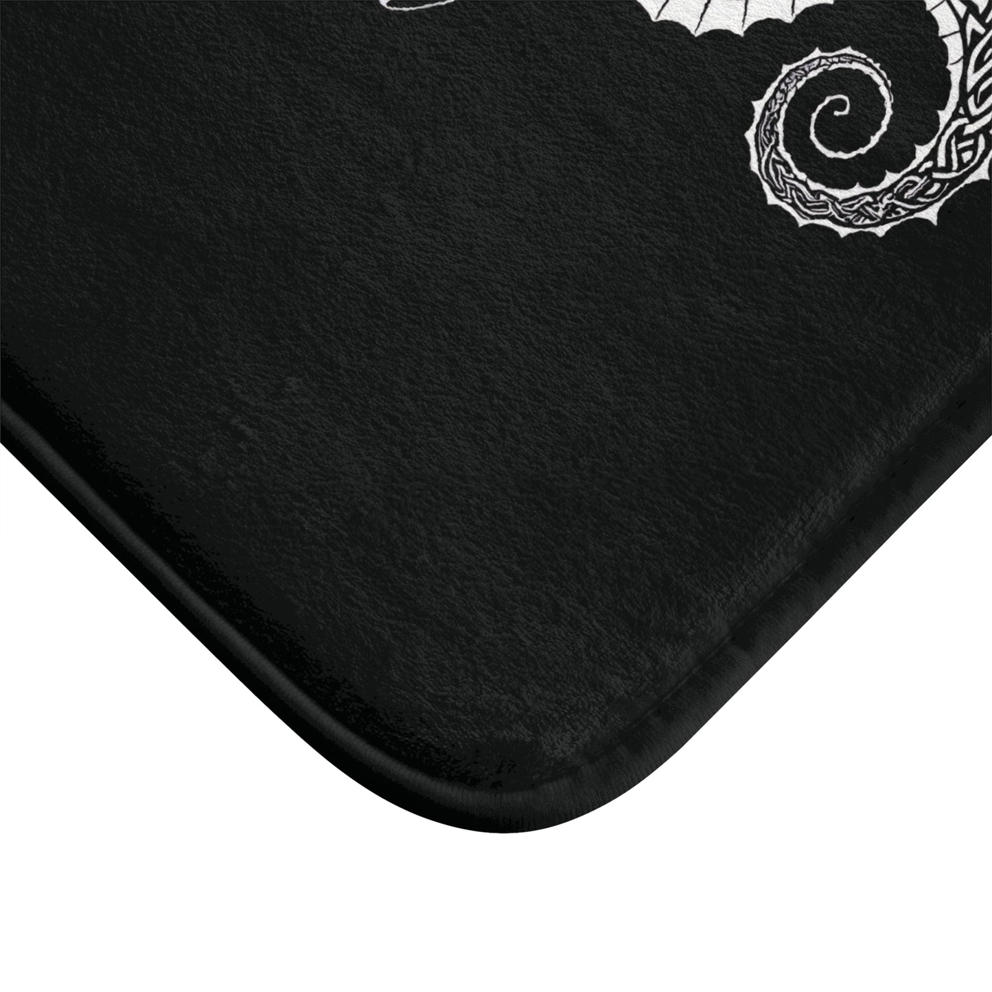 Tribal Bath Mat. Ocean Energy, Tribal Style