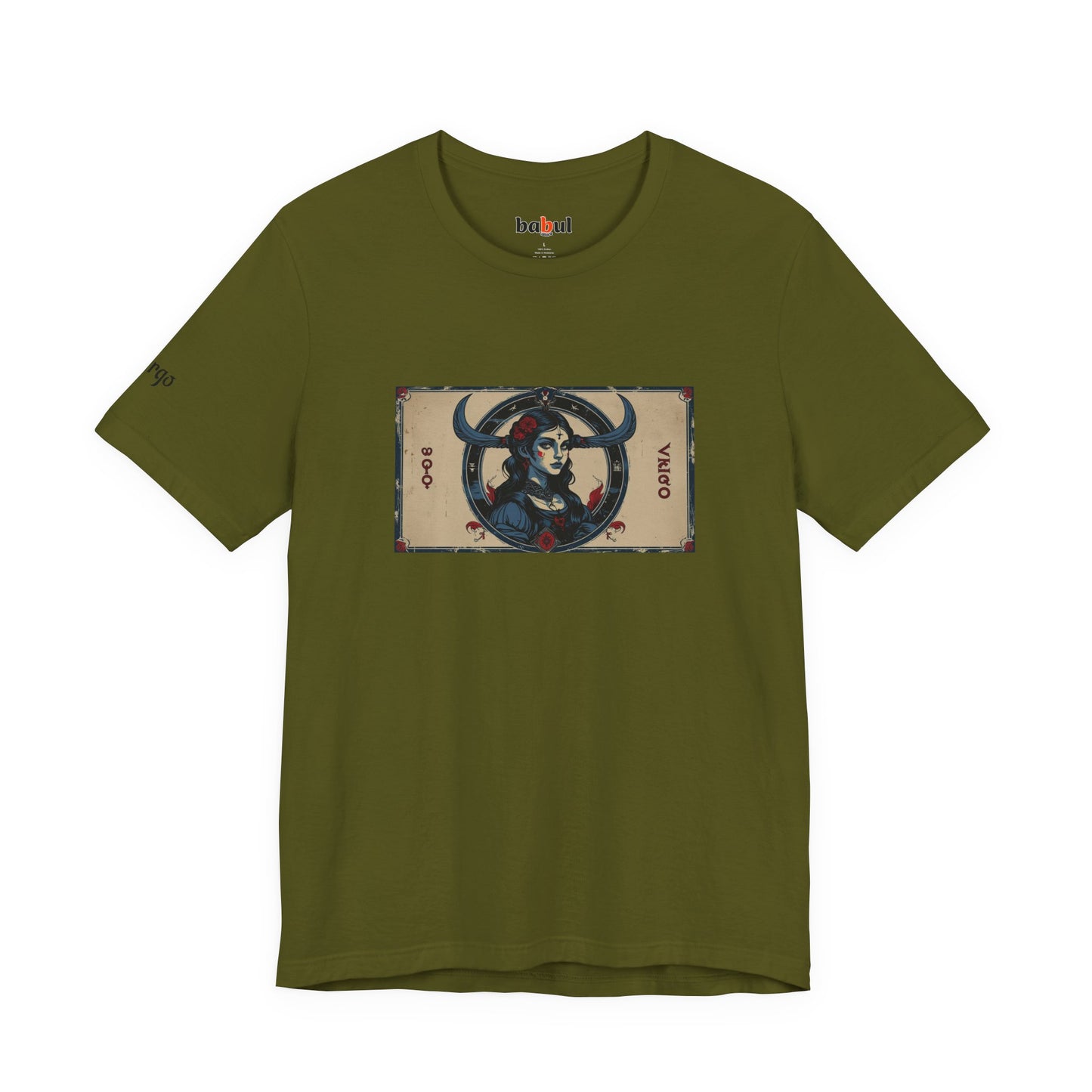 Virgo - Gothic Zodiac T-Shirt. Zodiac in the Shadows