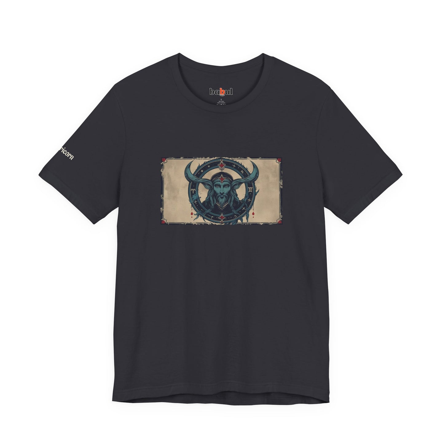 Capricorn - Gothic Zodiac T-Shirt. Zodiac in the Shadows