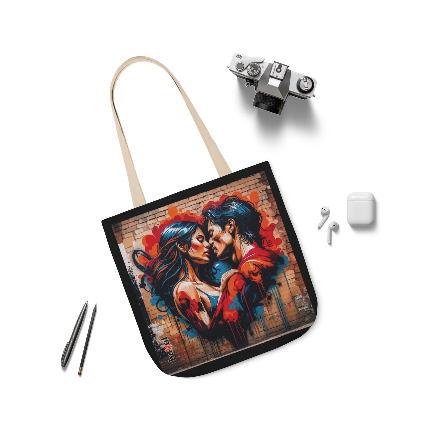 Artistic Surge - Eco-Friendly Canvas Tote Bag - LOVERS