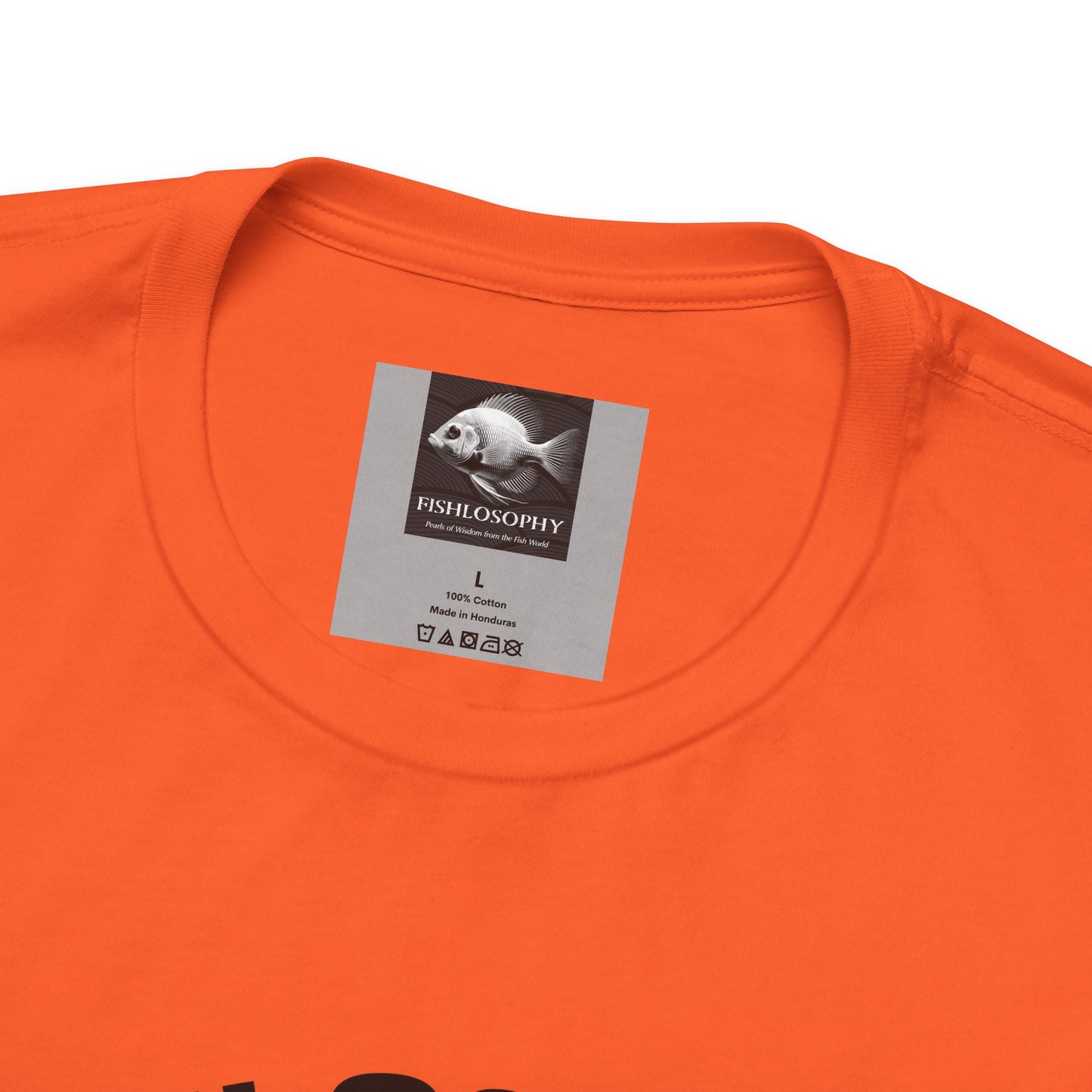 Fishlosophy Unisex Jersey Short Sleeve Tee – Only Dead Fish go with the Flow
